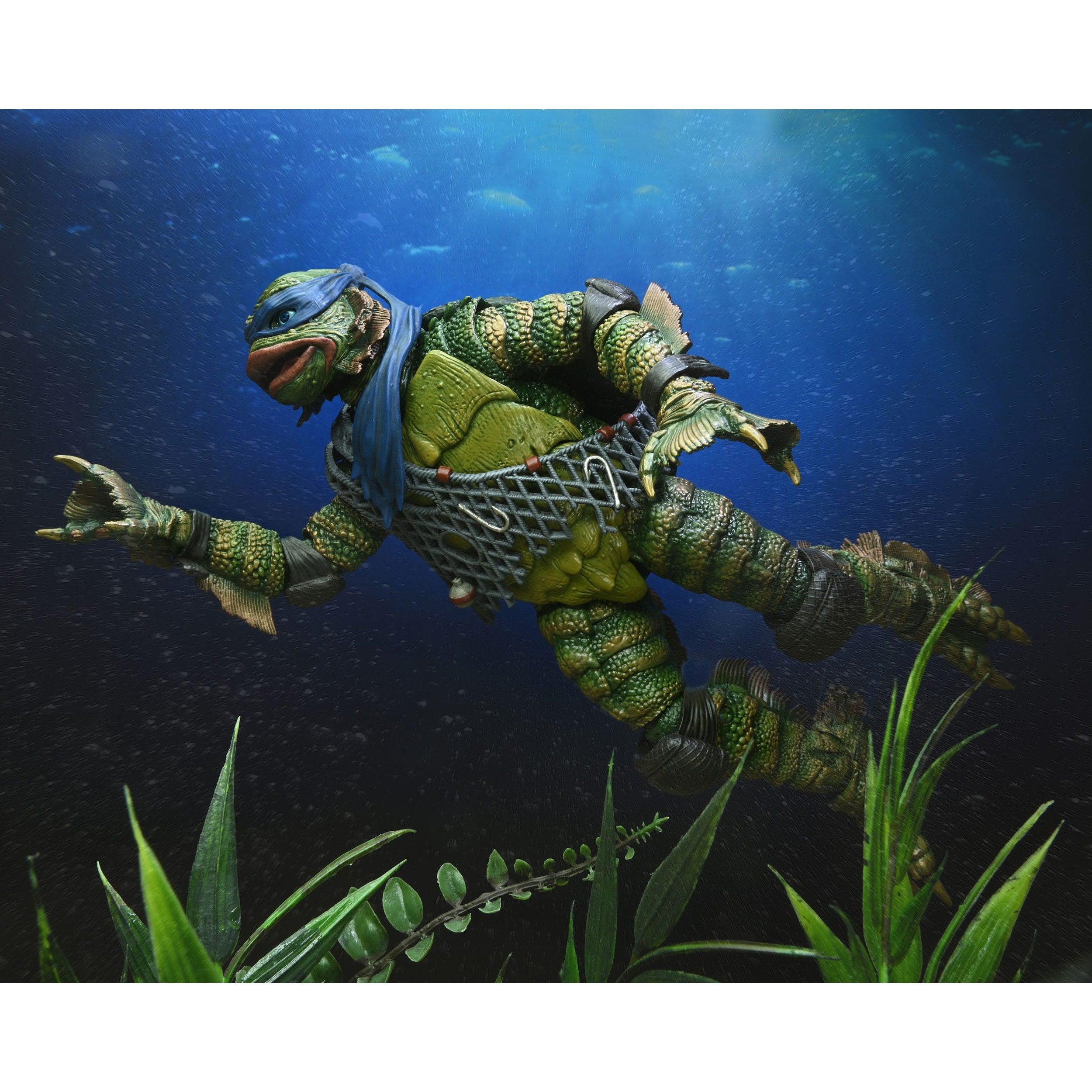 Universal Monsters x TMNT: Leonardo as the Creature-Actionfiguren-NECA-Mighty Underground