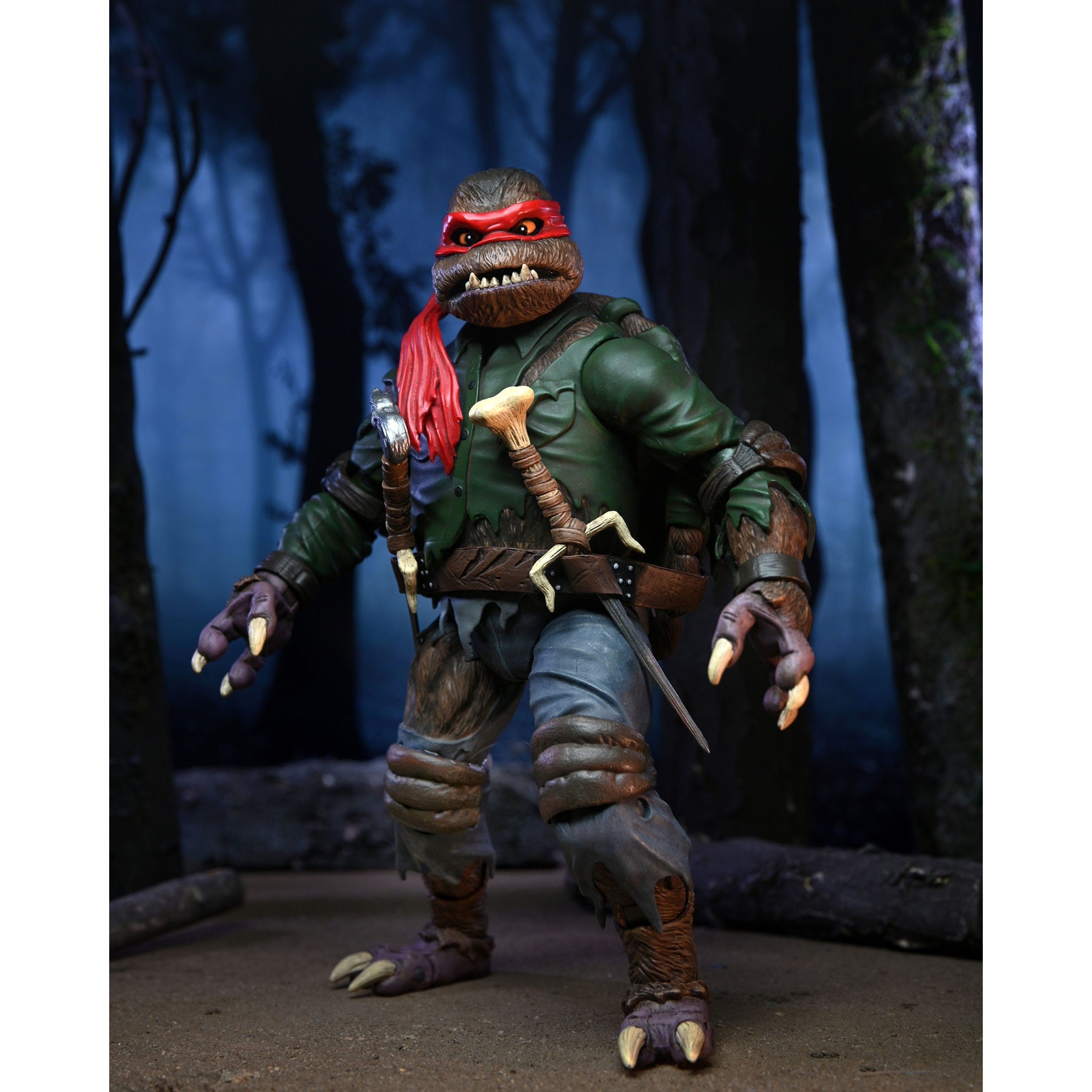 Universal Monsters x TMNT: Raphael as The Wolfman-Actionfiguren-NECA-Mighty Underground