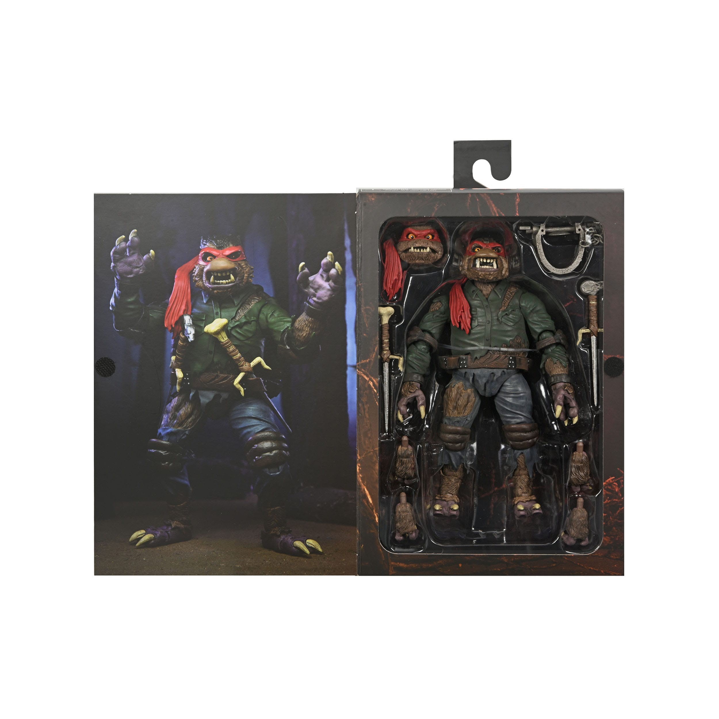 Universal Monsters x TMNT: Raphael as The Wolfman-Actionfiguren-NECA-Mighty Underground