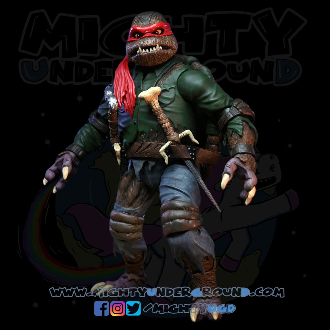 Universal Monsters x TMNT: Raphael as The Wolfman-Actionfiguren-NECA-Mighty Underground