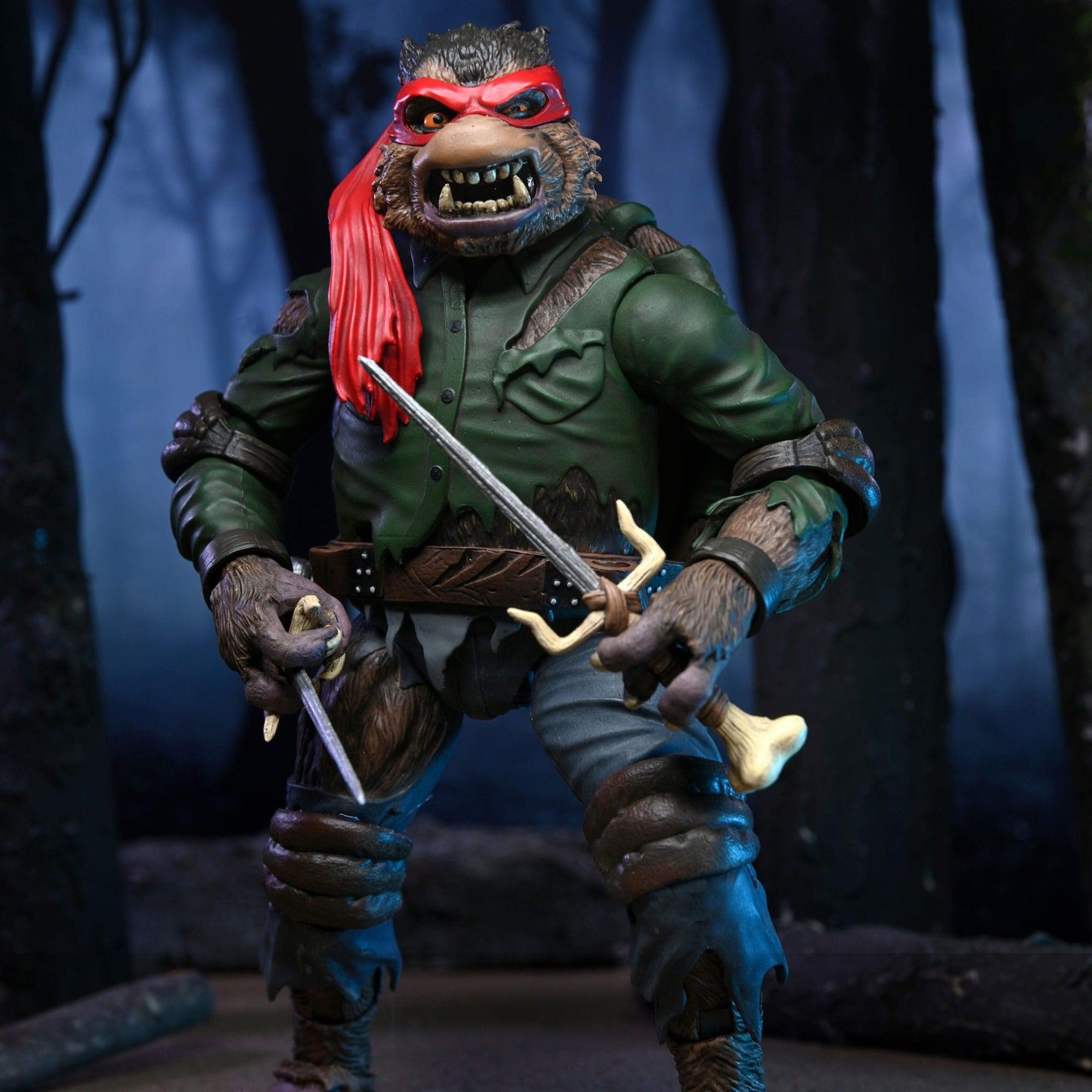 Universal Monsters x TMNT: Raphael as The Wolfman-Actionfiguren-NECA-Mighty Underground