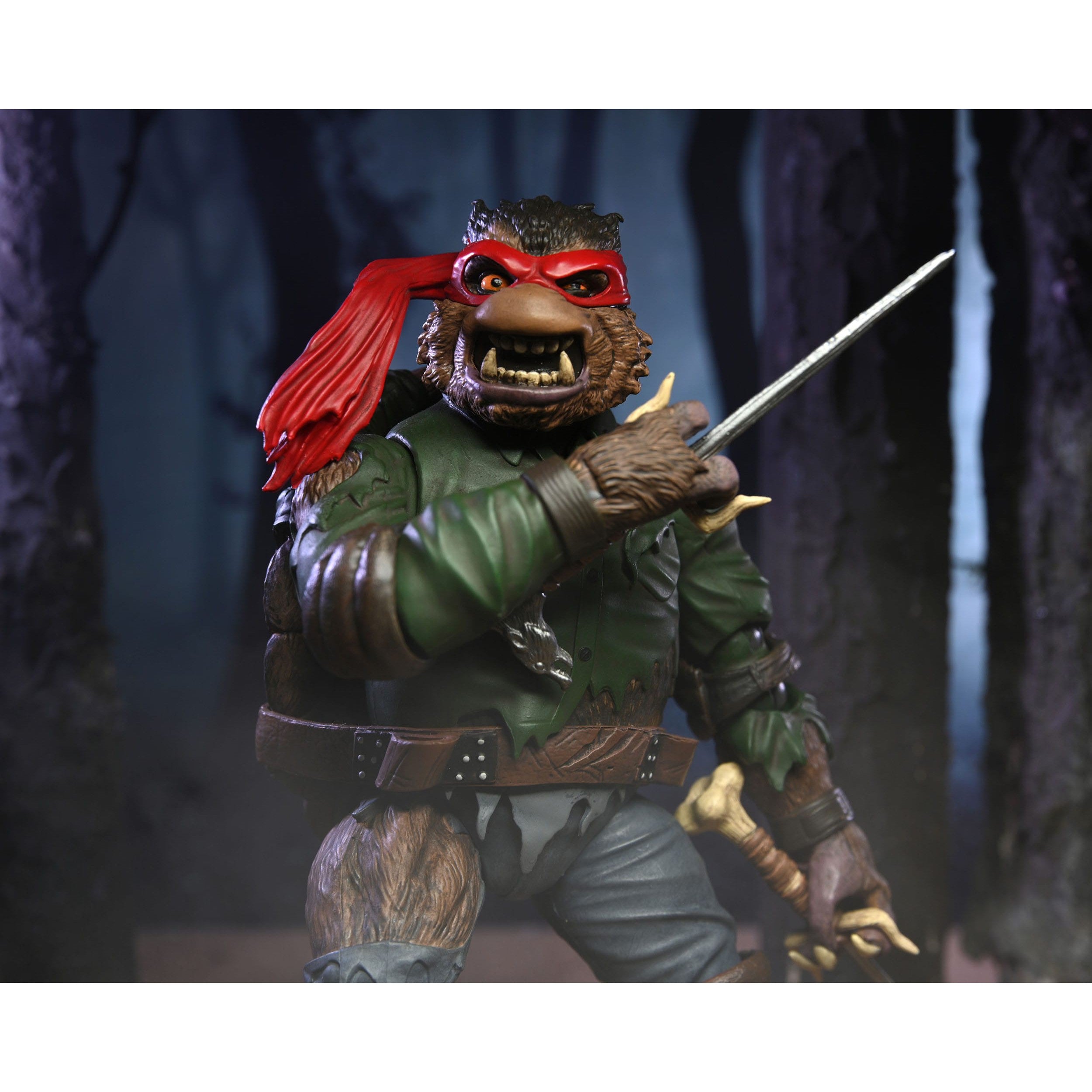 Universal Monsters x TMNT: Raphael as The Wolfman-Actionfiguren-NECA-Mighty Underground