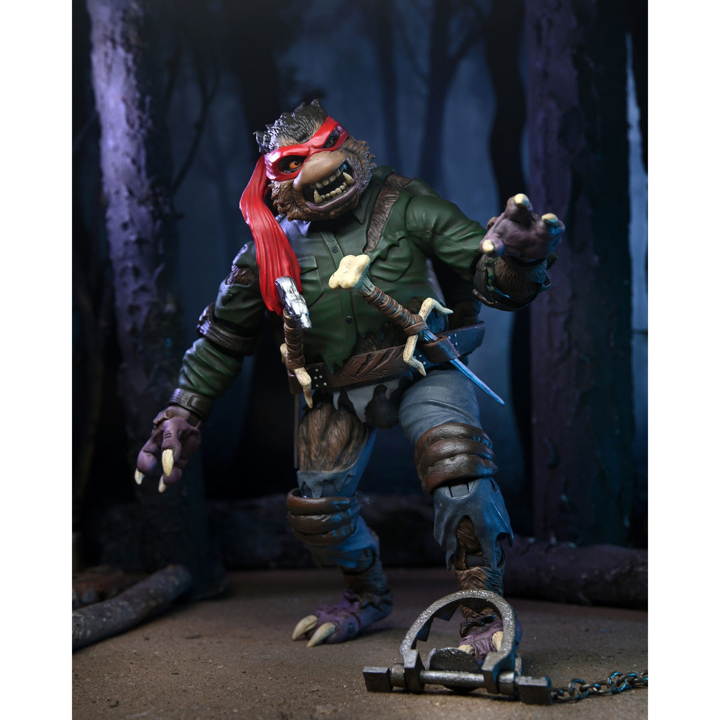 Universal Monsters x TMNT: Raphael as The Wolfman-Actionfiguren-NECA-Mighty Underground