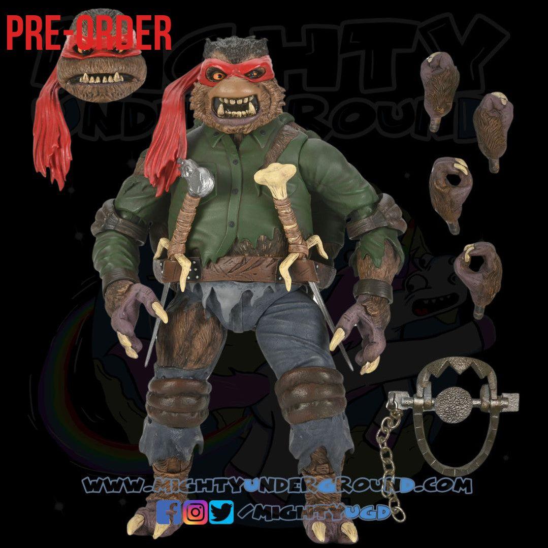 Universal Monsters x TMNT: Raphael as The Wolfman-Actionfiguren-NECA-Mighty Underground