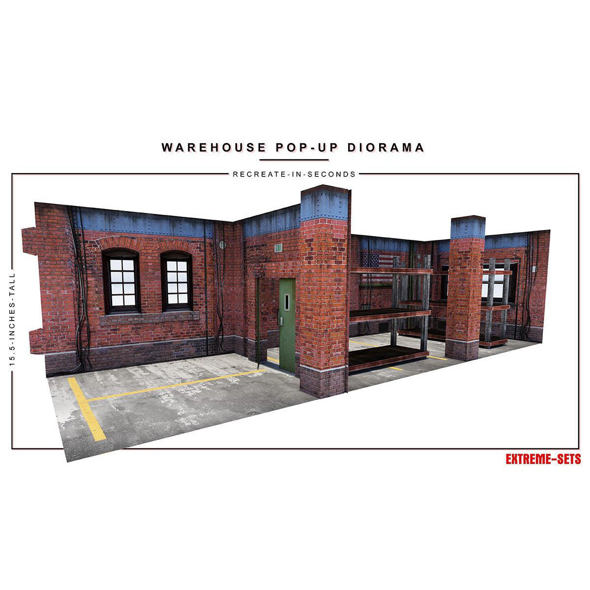 Warehouse Pop-Up - Diorama - 1/12-Actionfiguren-Extreme Sets-Mighty Underground