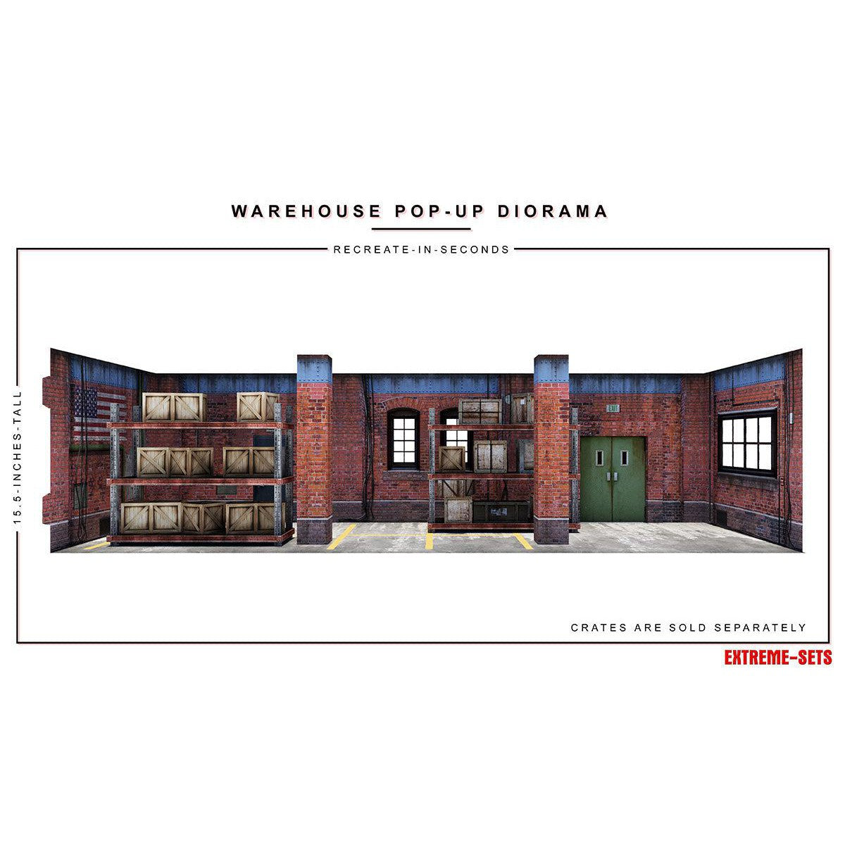 Warehouse Pop-Up - Diorama - 1/12-Actionfiguren-Extreme Sets-Mighty Underground