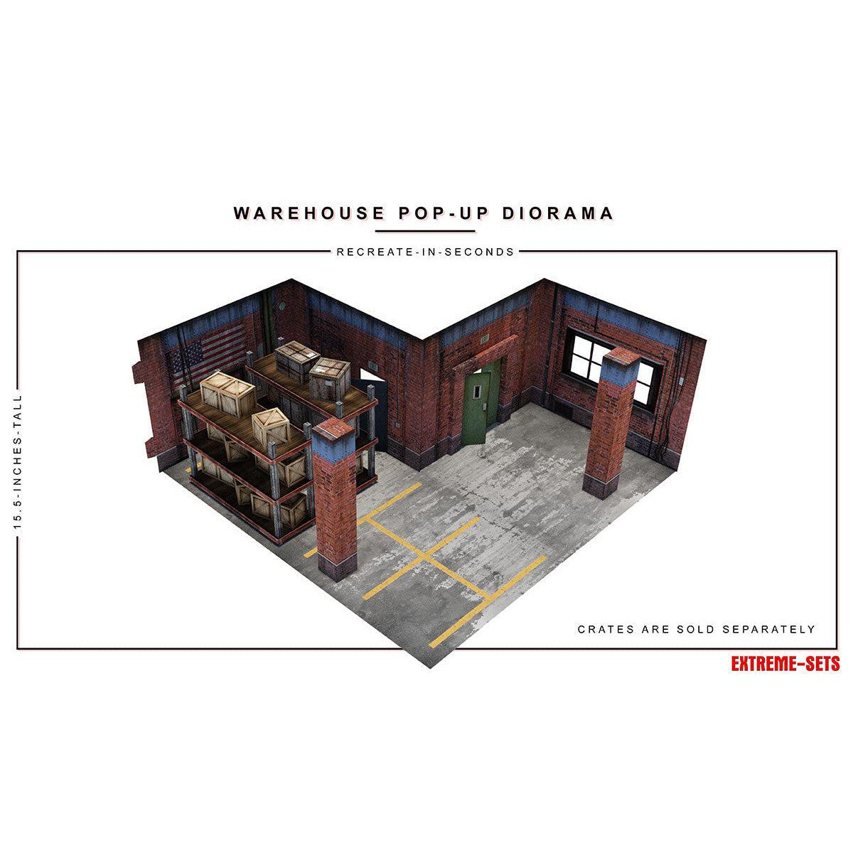 Warehouse Pop-Up - Diorama - 1/12-Actionfiguren-Extreme Sets-Mighty Underground