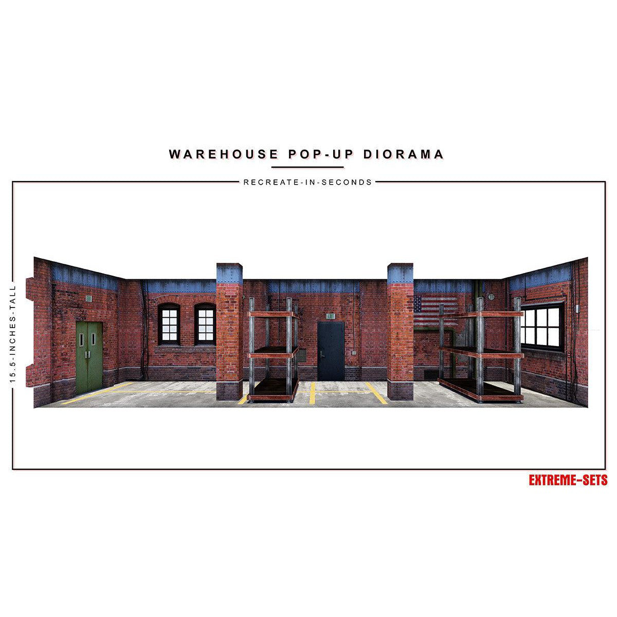 Warehouse Pop-Up - Diorama - 1/12-Actionfiguren-Extreme Sets-Mighty Underground