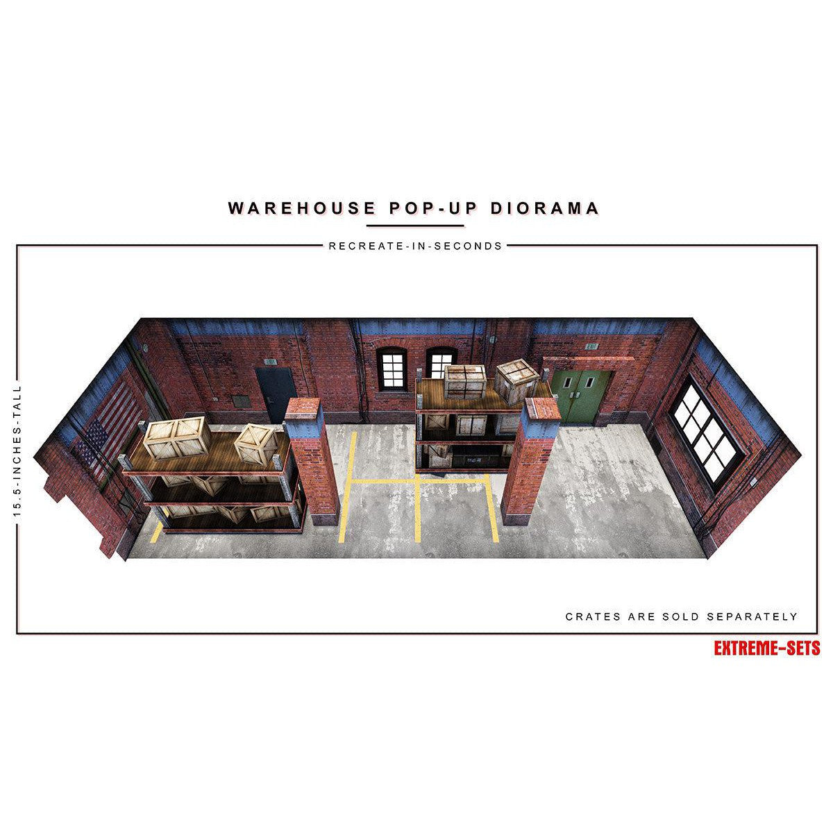 Warehouse Pop-Up - Diorama - 1/12-Actionfiguren-Extreme Sets-Mighty Underground