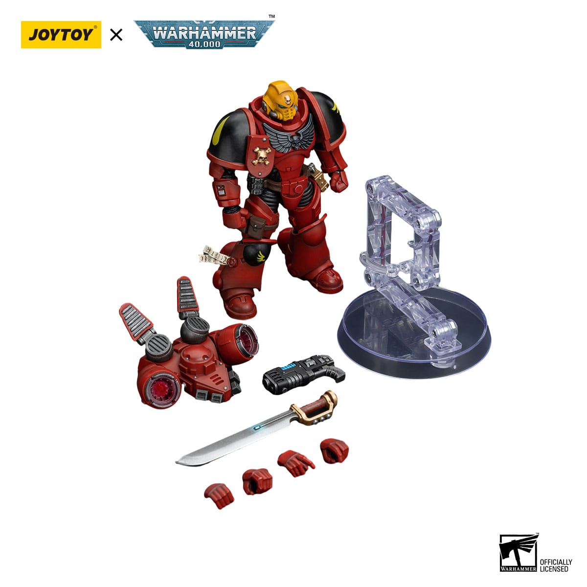 Warhammer 40K: Blood Angels Jump Pack Intercessors Sergeant With Plasma Pistol (The Horus Heresy) - 12 cm-Actionfiguren-JoyToy-Mighty Underground