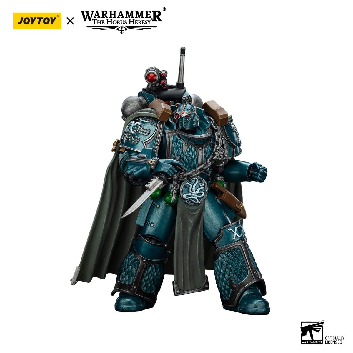 Warhammer 40k: Alpha Legion Exodus The One who is Many With Sniper Rifle And Power Dagger (The Horus Heresy)-Actionfiguren-JoyToy-Mighty Underground