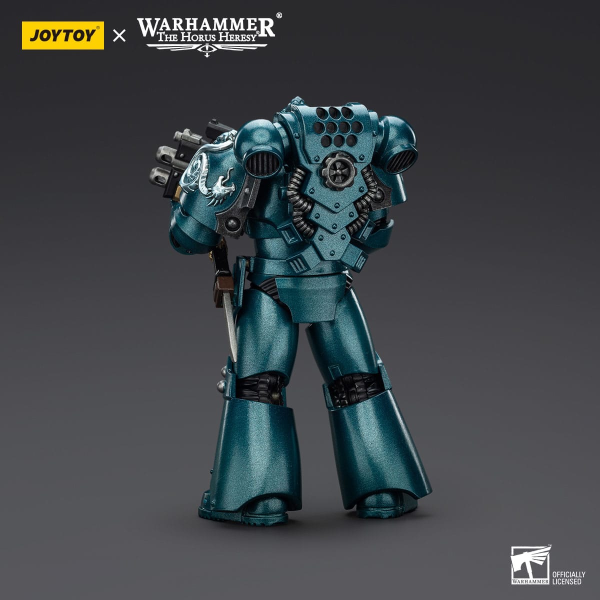 Warhammer 40k: Alpha Legion Head Hunter With Banestrike Combi-Bolter And Power Dagger (The Horus Heresy)-Actionfiguren-JoyToy-Mighty Underground
