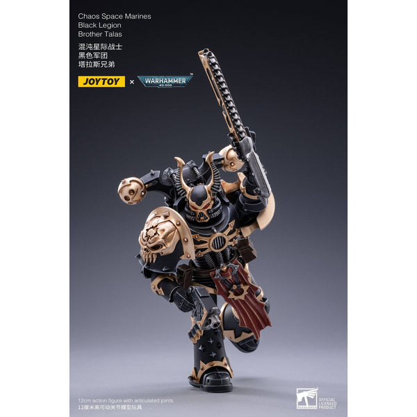 Warhammer 40k: Black Legion Brother Talas - 12 cm-Actionfiguren-JoyToy-Mighty Underground