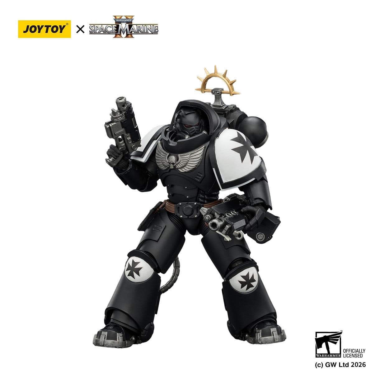 Warhammer 40k: Black Templars Heavy Intercessor (Game Edition, Spacemarine 2)-Actionfiguren-JoyToy-Mighty Underground