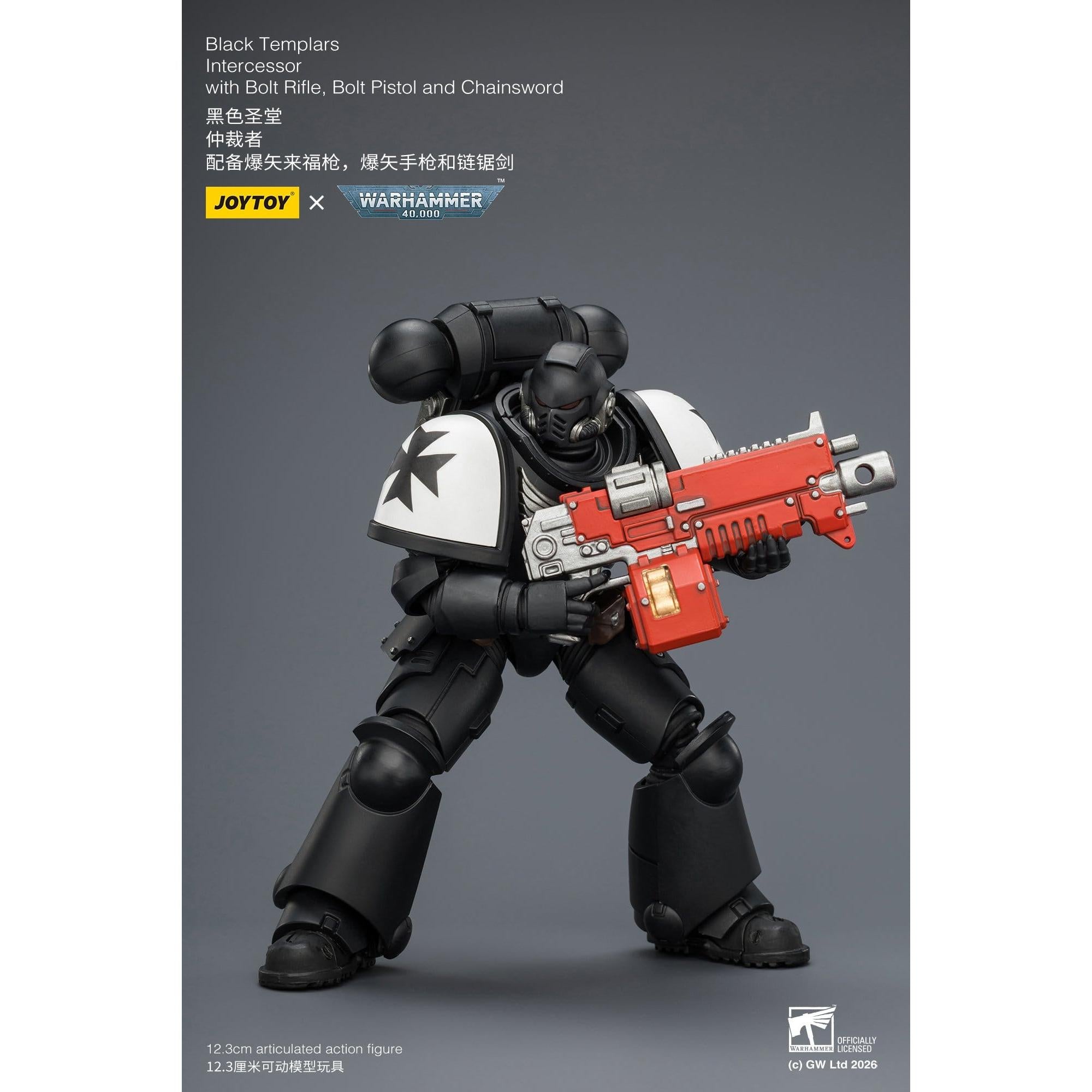 Warhammer 40k: Black Templars Intercessor-Actionfiguren-JoyToy-Mighty Underground