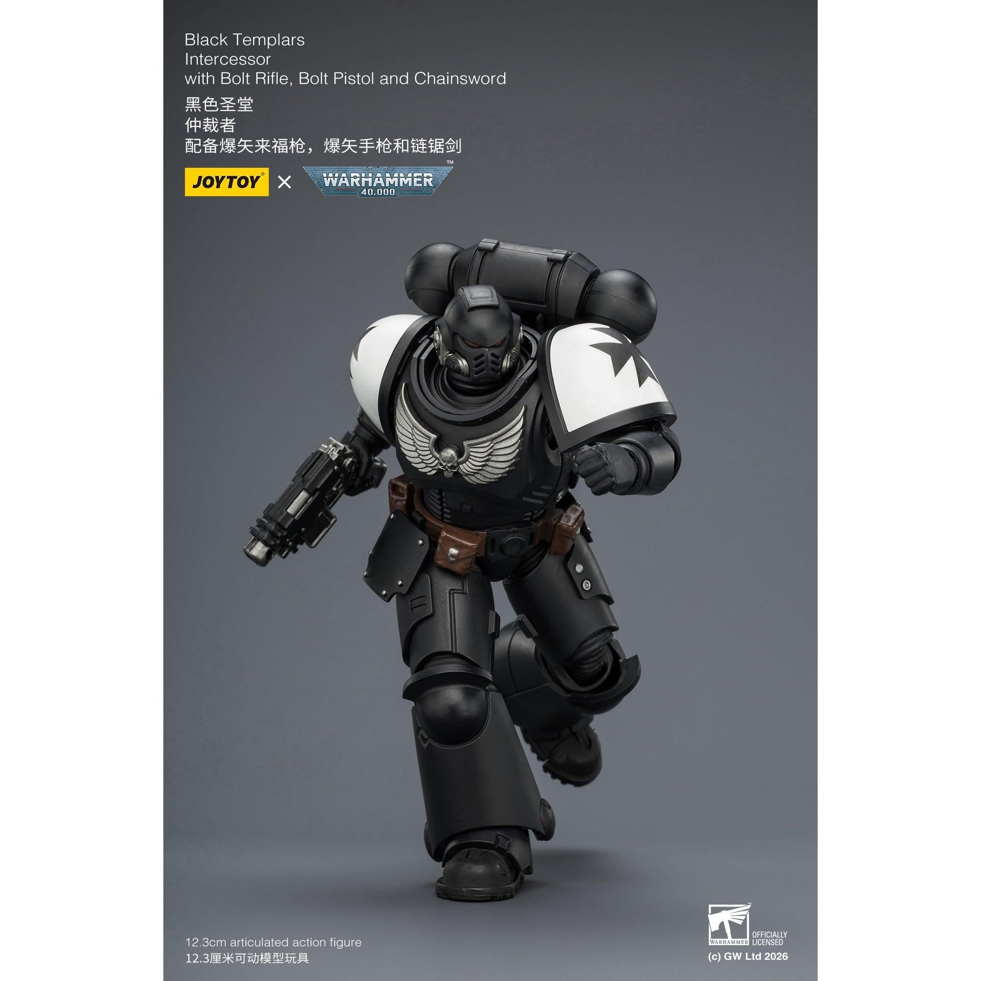 Warhammer 40k: Black Templars Intercessor-Actionfiguren-JoyToy-Mighty Underground