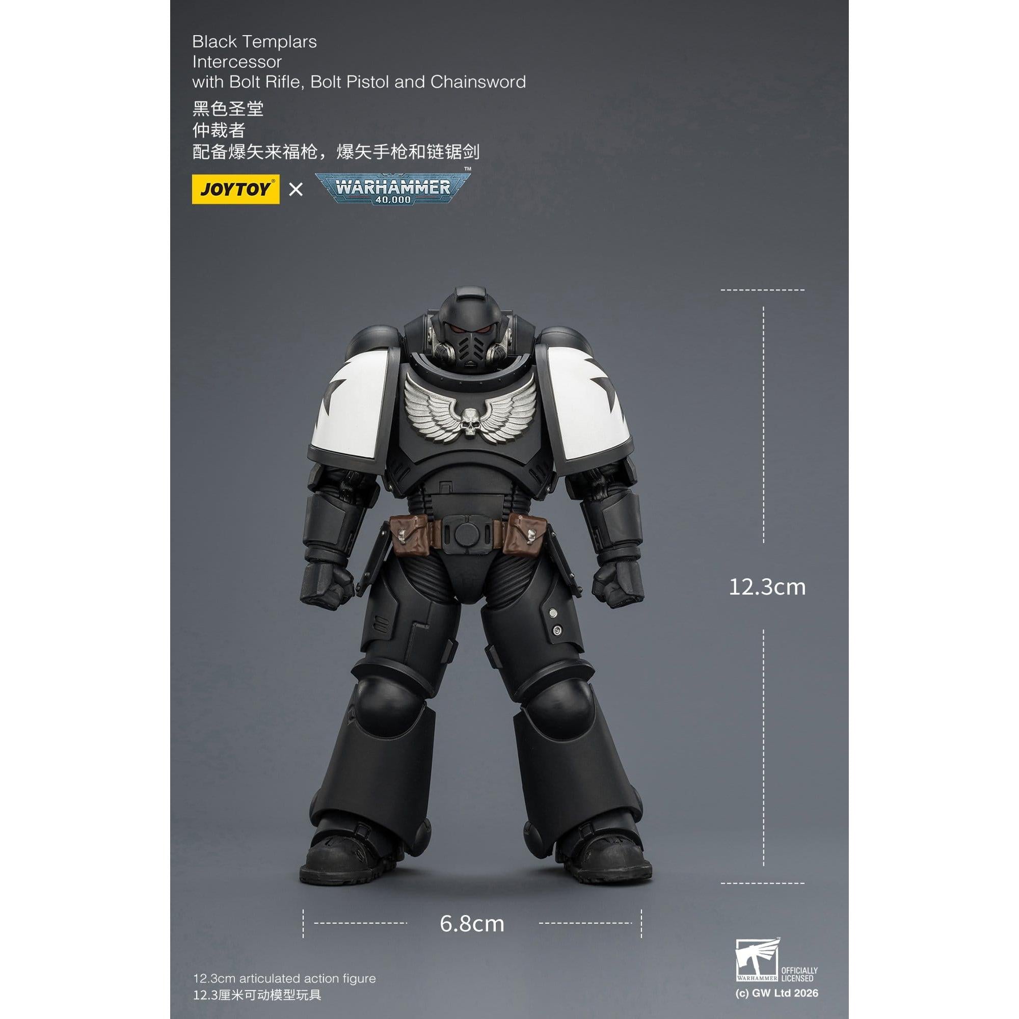 Warhammer 40k: Black Templars Intercessor-Actionfiguren-JoyToy-Mighty Underground