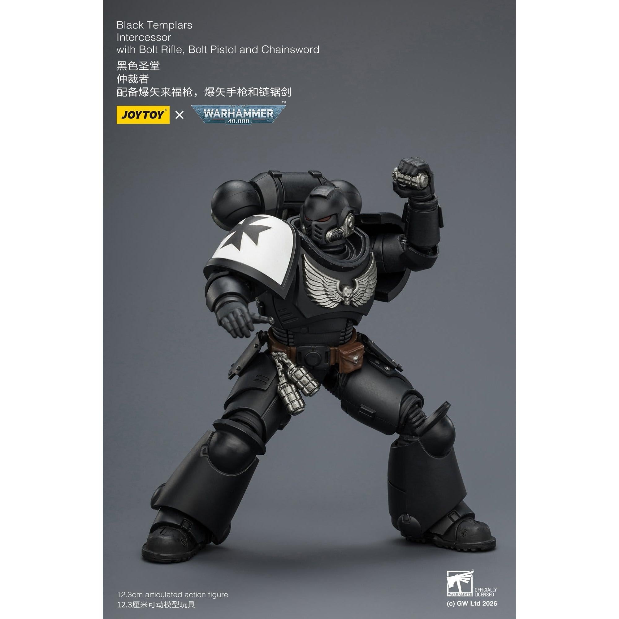 Warhammer 40k: Black Templars Intercessor-Actionfiguren-JoyToy-Mighty Underground