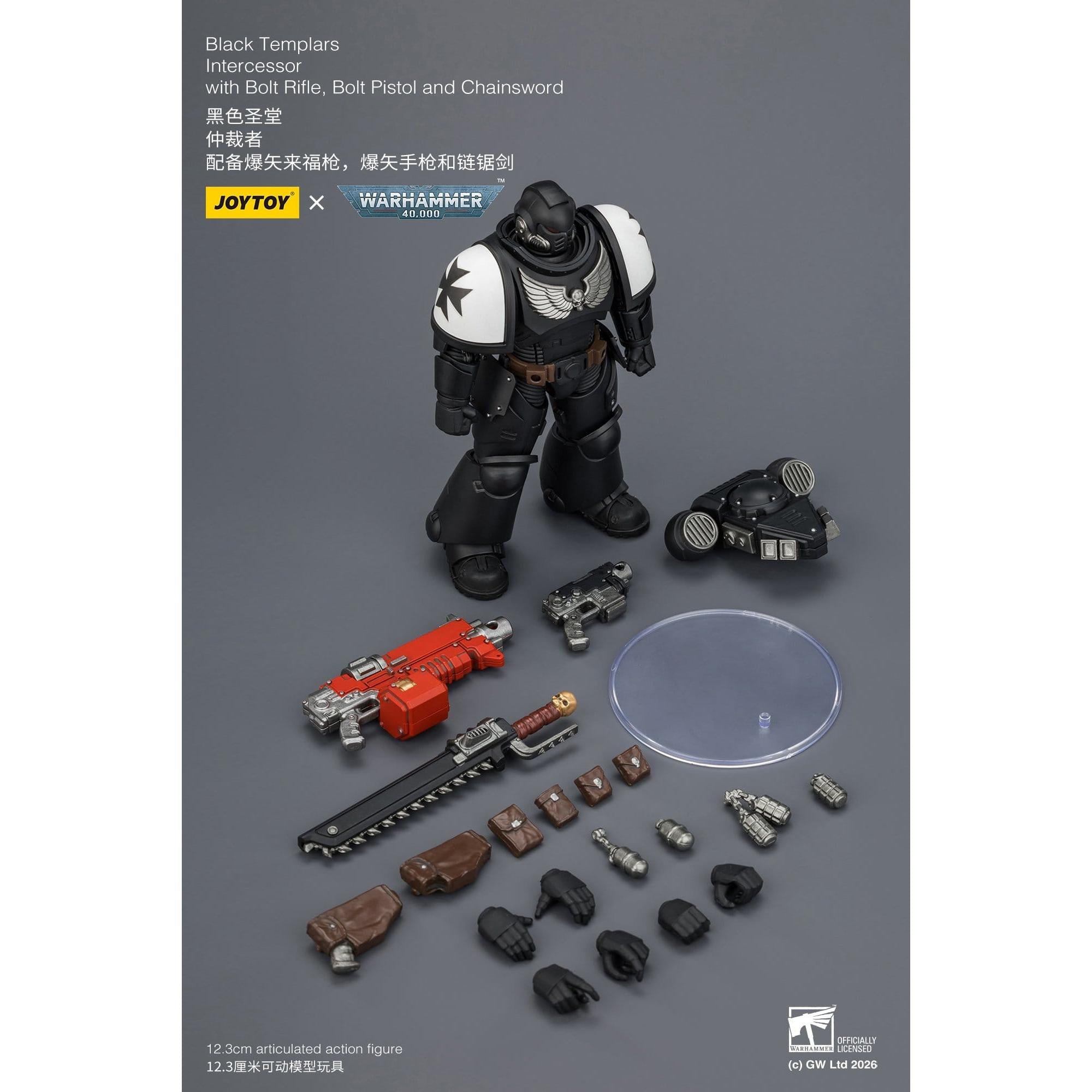 Warhammer 40k: Black Templars Intercessor-Actionfiguren-JoyToy-Mighty Underground