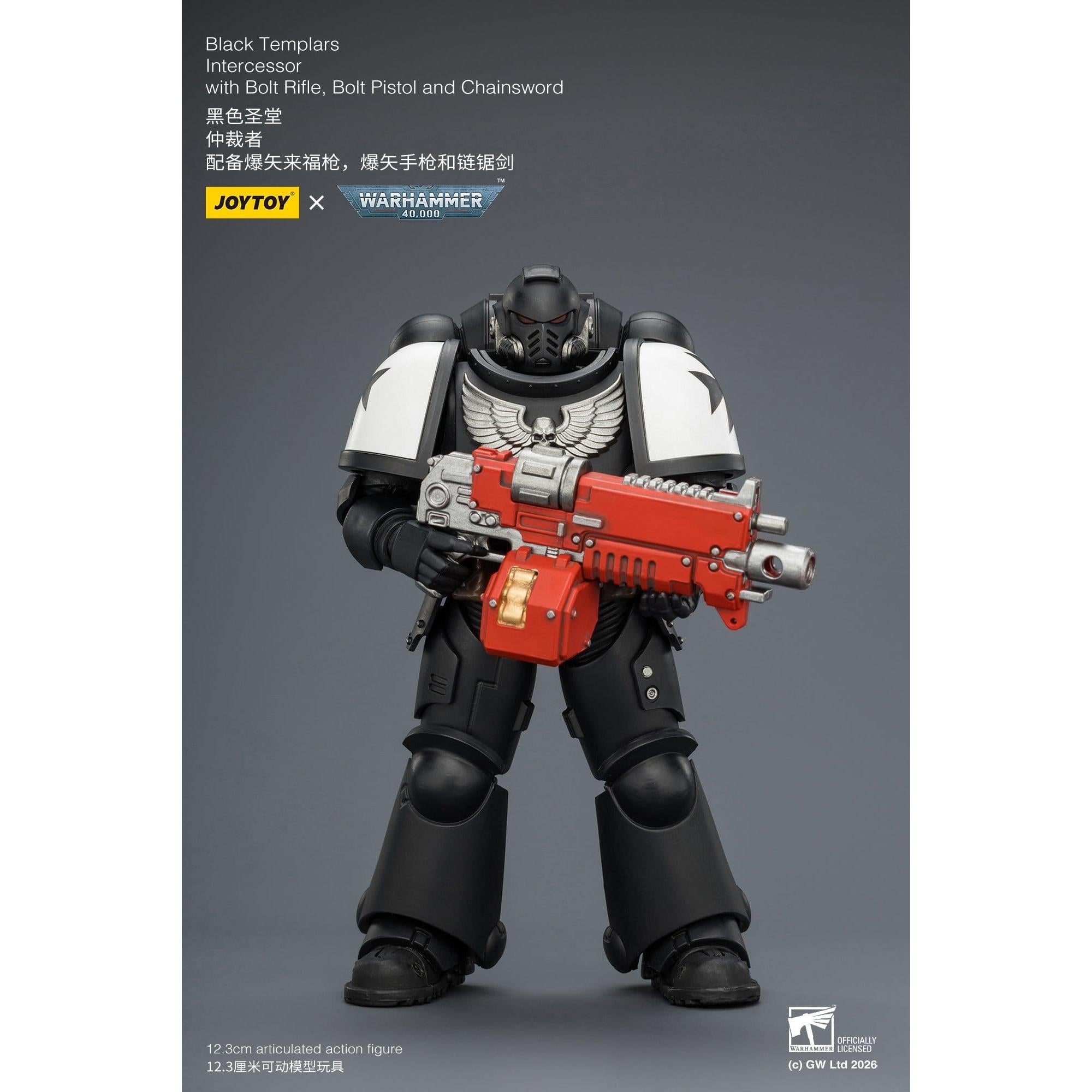 Warhammer 40k: Black Templars Intercessor-Actionfiguren-JoyToy-Mighty Underground
