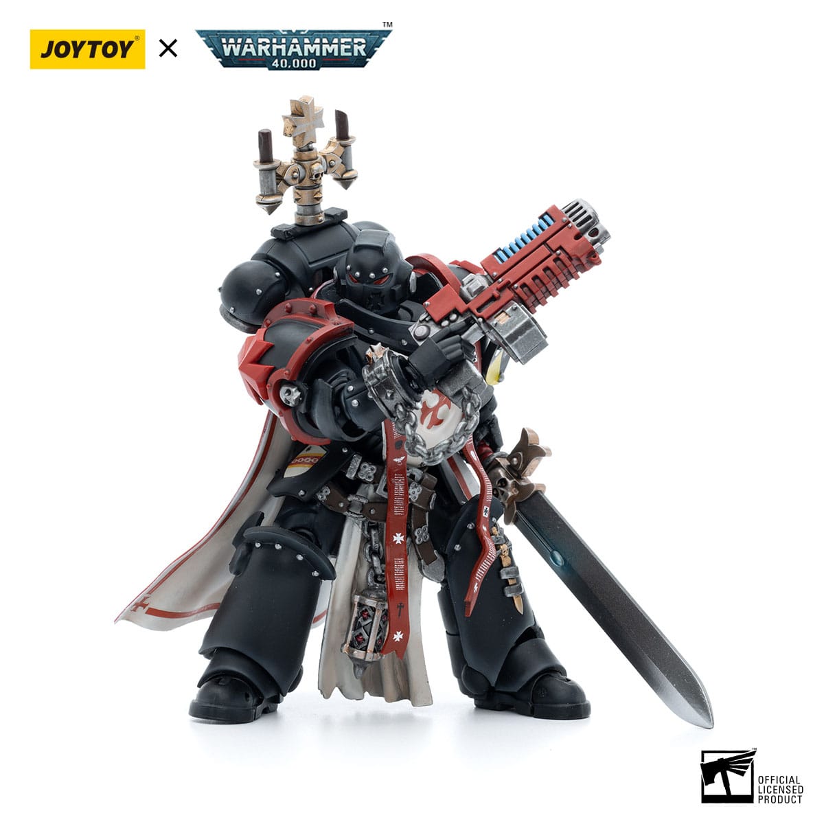 Warhammer 40k: Black Templars Sword Brethren Brother Lombast - 12 cm-Actionfiguren-JoyToy-Mighty Underground