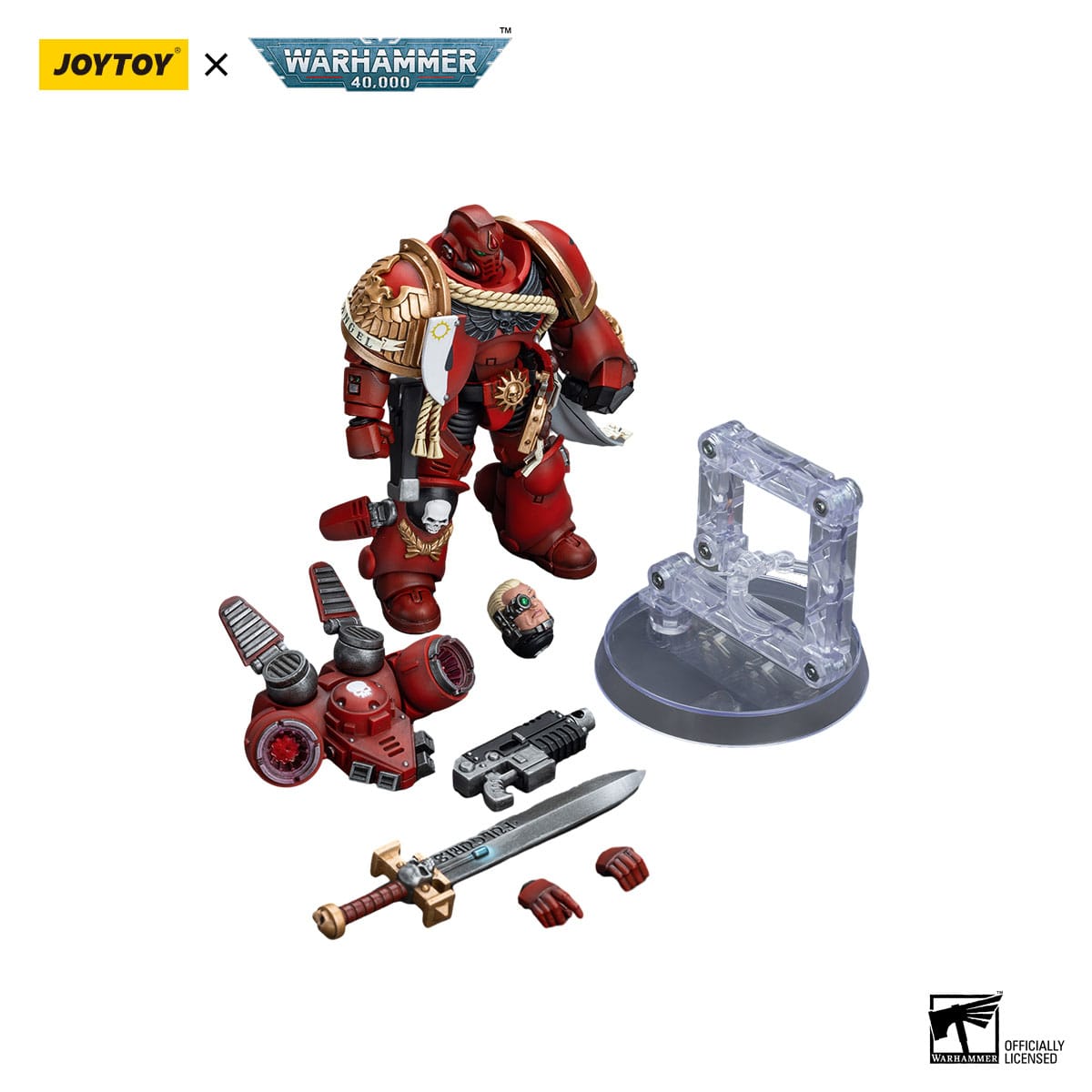 Warhammer 40k: Blood Angels Captain With Jump Pack - 12 cm (The Horus Heresy)-Actionfiguren-JoyToy-Mighty Underground