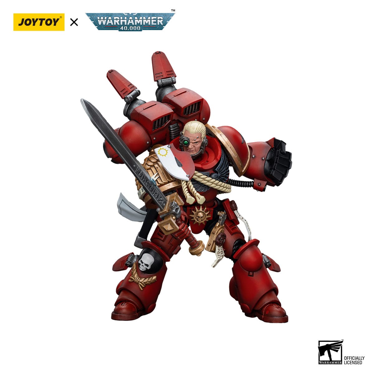 Warhammer 40k: Blood Angels Captain With Jump Pack - 12 cm (The Horus Heresy)-Actionfiguren-JoyToy-Mighty Underground