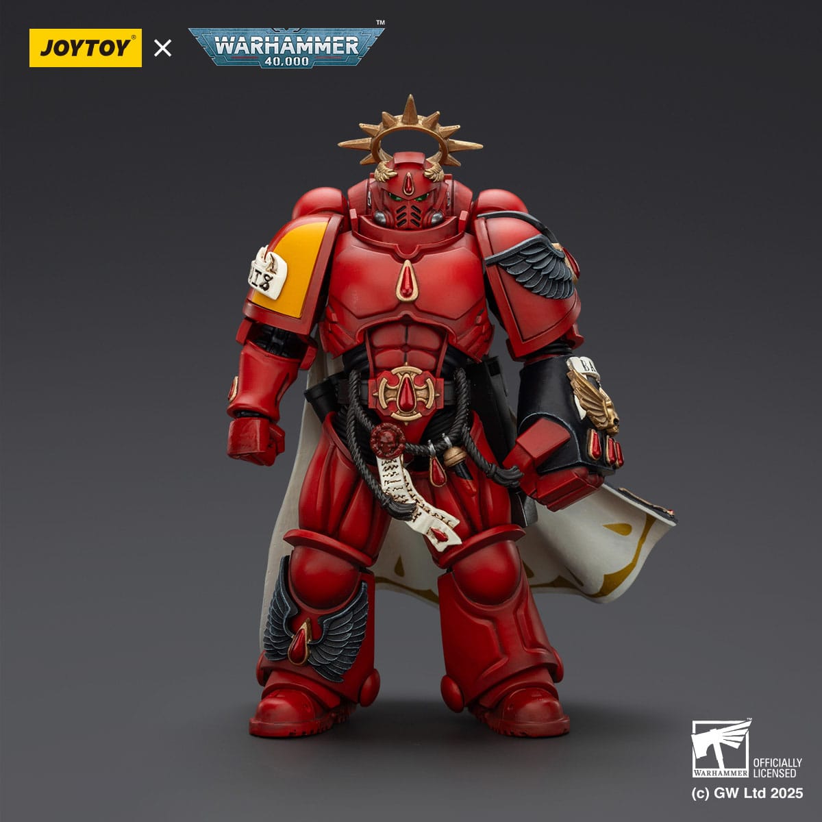 Warhammer 40k: Blood Angels Combat Patrol Captain with Inferno Pistol & Power Fist-Actionfiguren-JoyToy-Mighty Underground