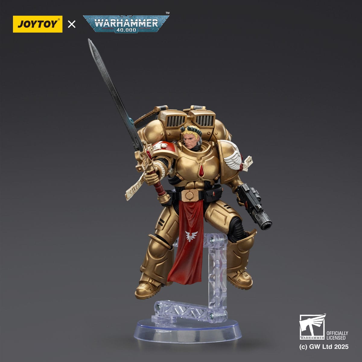 Warhammer 40k: Blood Angels Combat Patrol Sanguinary Guard 1 with Inferno Pistol and Encarmine Blade-Actionfiguren-JoyToy-Mighty Underground