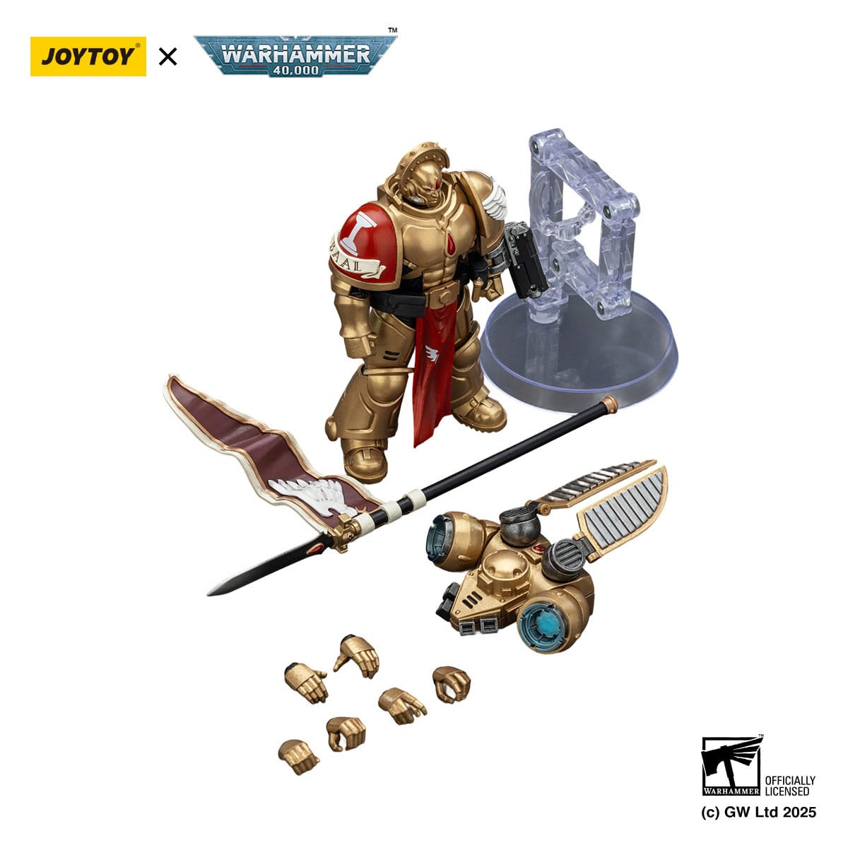 Warhammer 40k: Blood Angels Combat Patrol Sanguinary Guard 3 with Angelus Boltgun and Encarmine Spear-Actionfiguren-JoyToy-Mighty Underground
