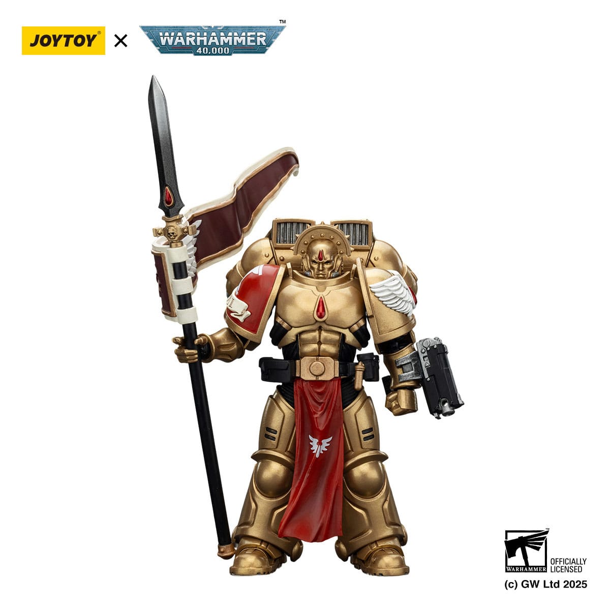 Warhammer 40k: Blood Angels Combat Patrol Sanguinary Guard 3 with Angelus Boltgun and Encarmine Spear-Actionfiguren-JoyToy-Mighty Underground