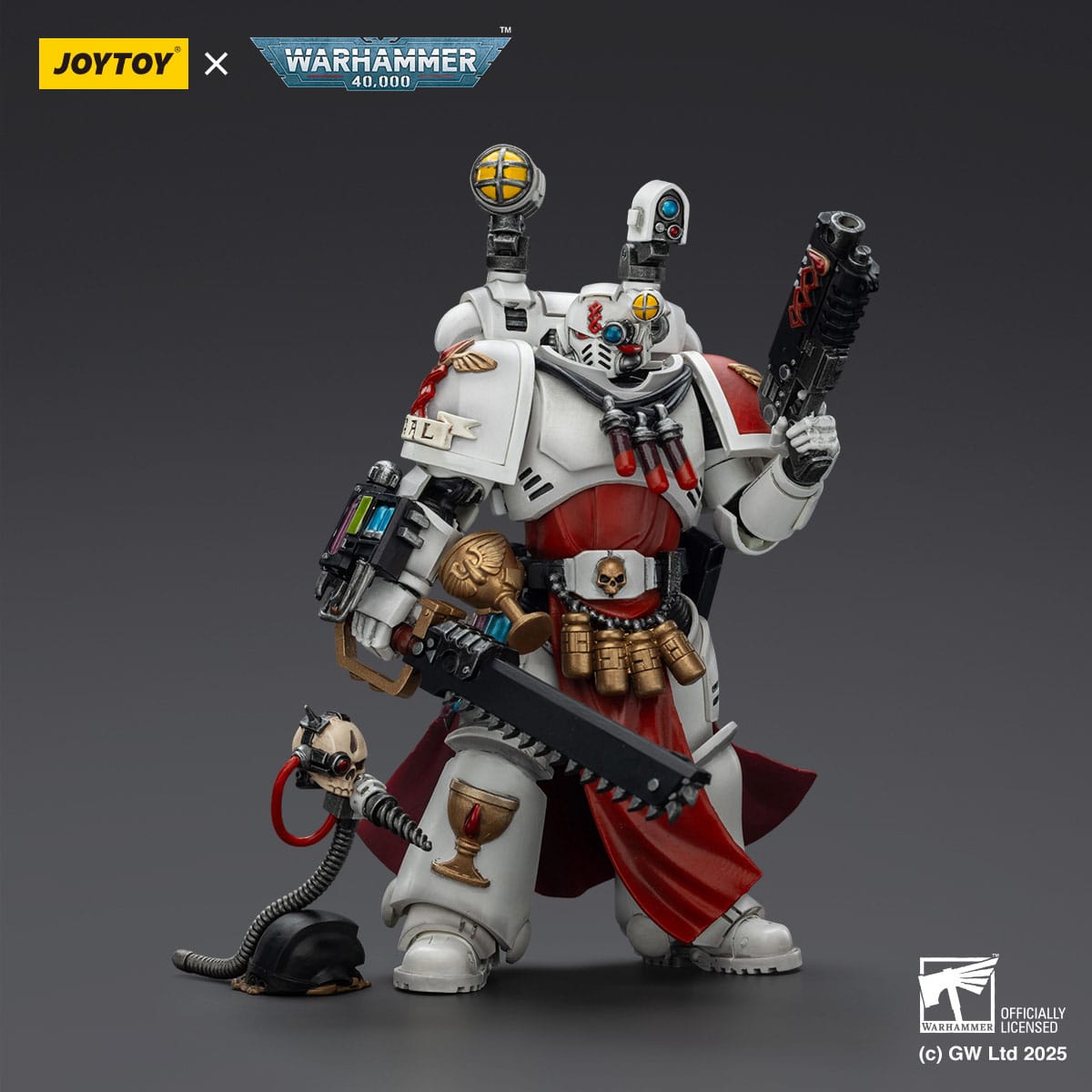 Warhammer 40k: Blood Angels Combat Patrol Sanguinary Priest with Heavy Bolt Pistol Chainsword and Narthecium-Actionfiguren-JoyToy-Mighty Underground