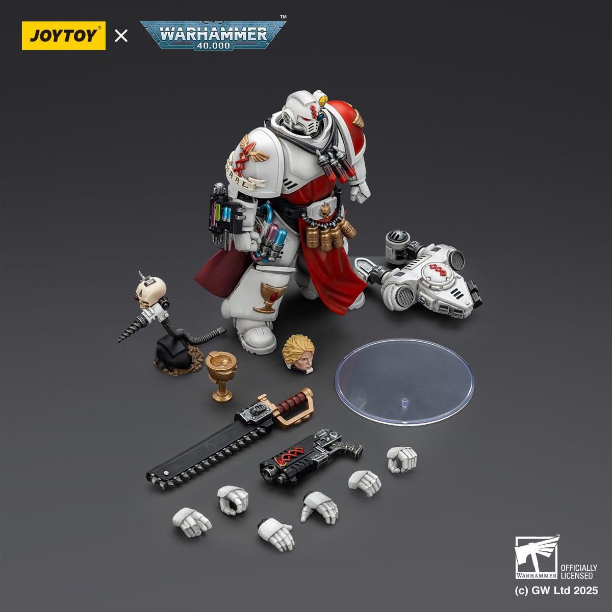 Warhammer 40k: Blood Angels Combat Patrol Sanguinary Priest with Heavy Bolt Pistol Chainsword and Narthecium-Actionfiguren-JoyToy-Mighty Underground