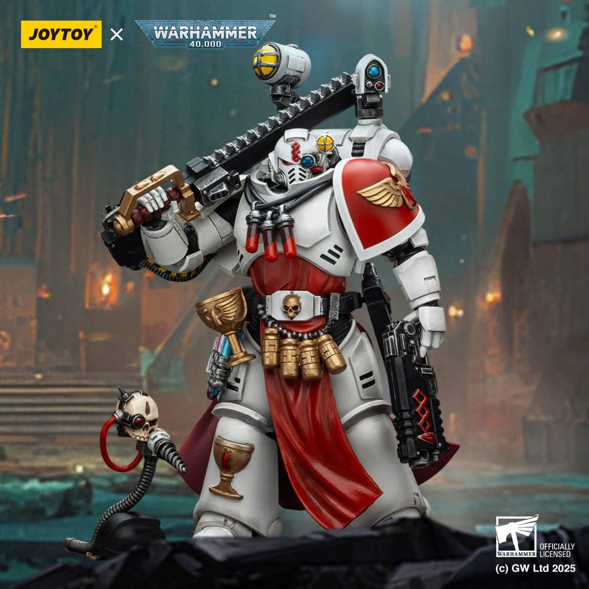 Warhammer 40k: Blood Angels Combat Patrol Sanguinary Priest with Heavy Bolt Pistol Chainsword and Narthecium-Actionfiguren-JoyToy-Mighty Underground