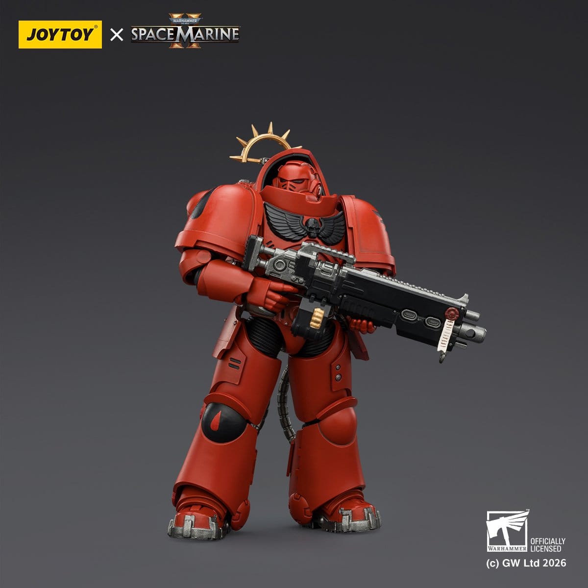 Warhammer 40k: Blood Angels Heavy Intercessor (Game Edition, Spacemarine 2)-Actionfiguren-JoyToy-Mighty Underground