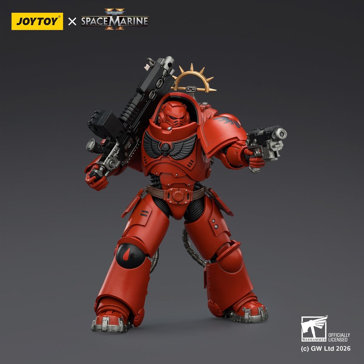 Warhammer 40k: Blood Angels Heavy Intercessor (Game Edition, Spacemarine 2)-Actionfiguren-JoyToy-Mighty Underground