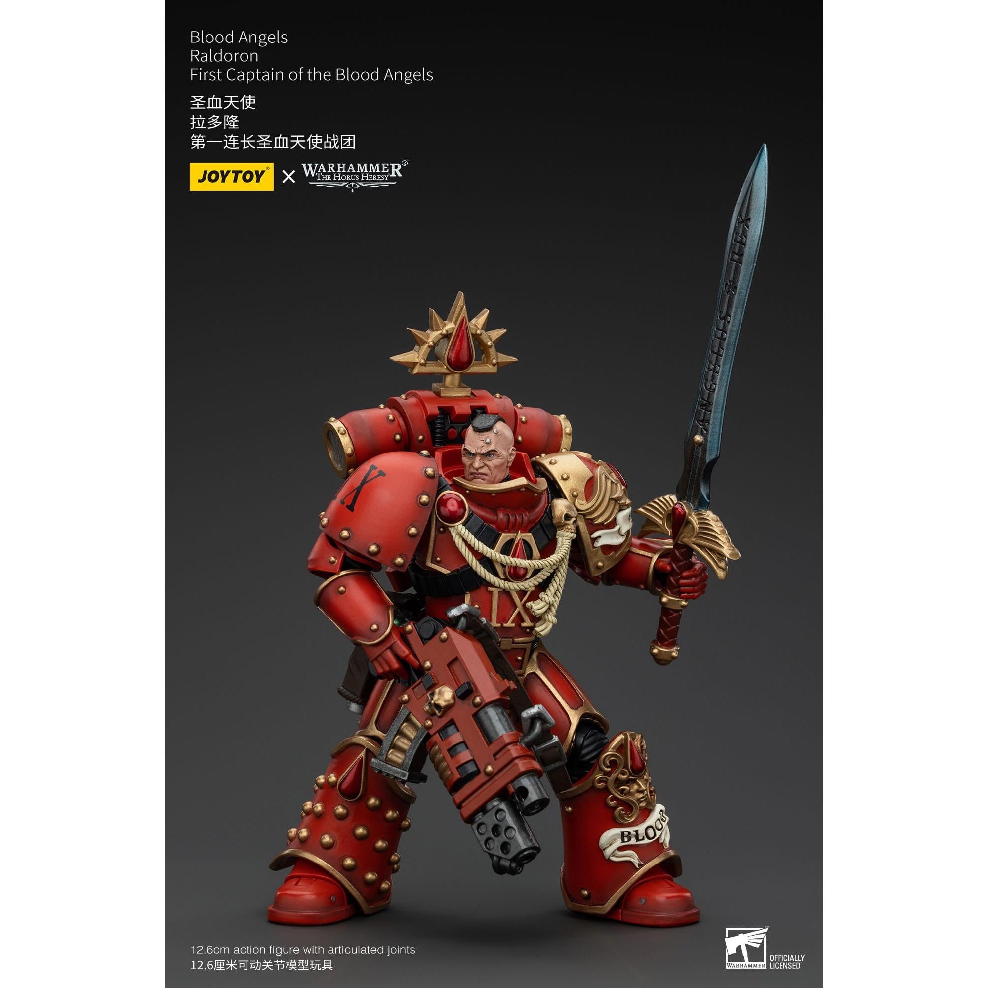 Warhammer 40k: Blood Angels Raldoron First Captain of the Blood Angels (The Horus Heresy)-Actionfiguren-JoyToy-Mighty Underground