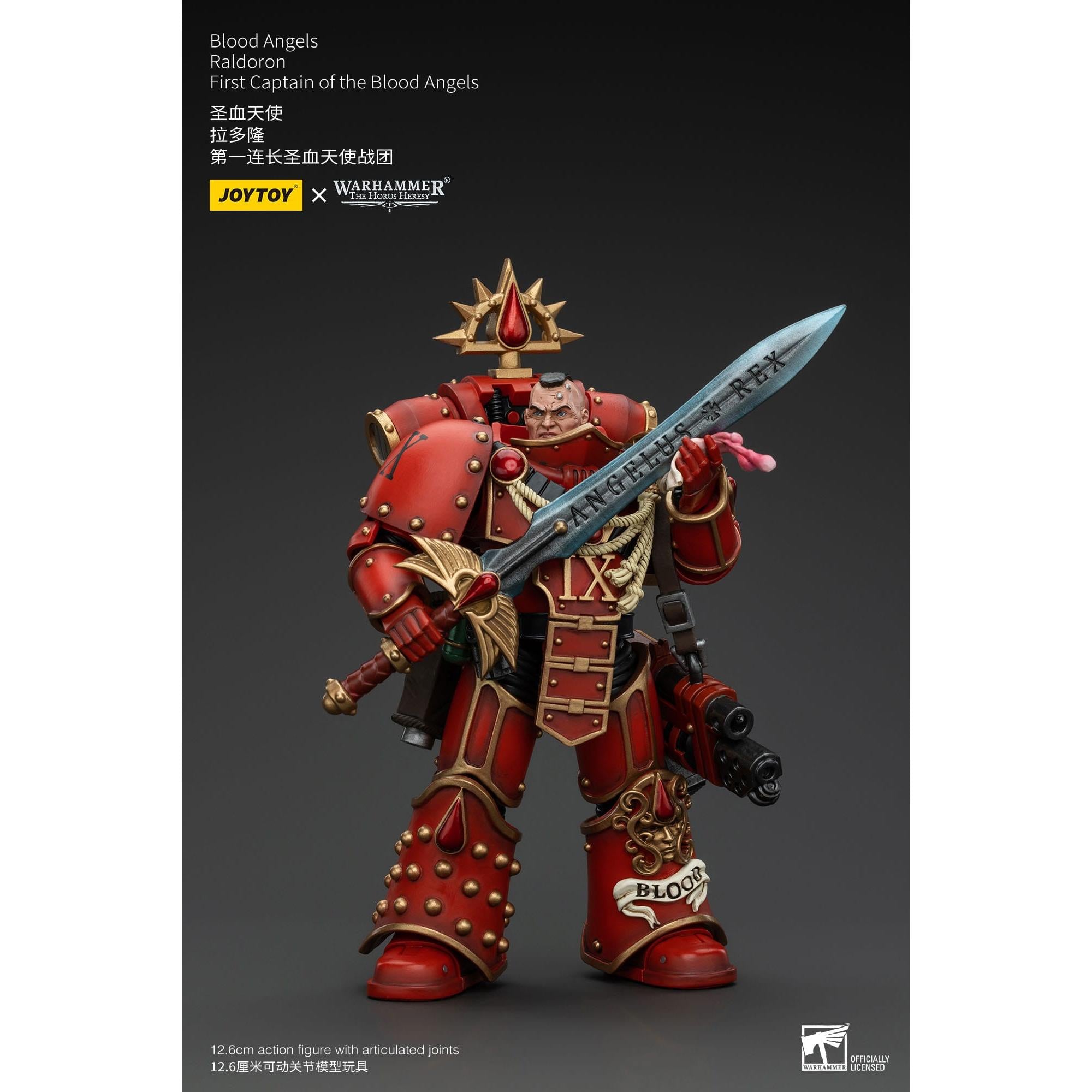 Warhammer 40k: Blood Angels Raldoron First Captain of the Blood Angels (The Horus Heresy)-Actionfiguren-JoyToy-Mighty Underground