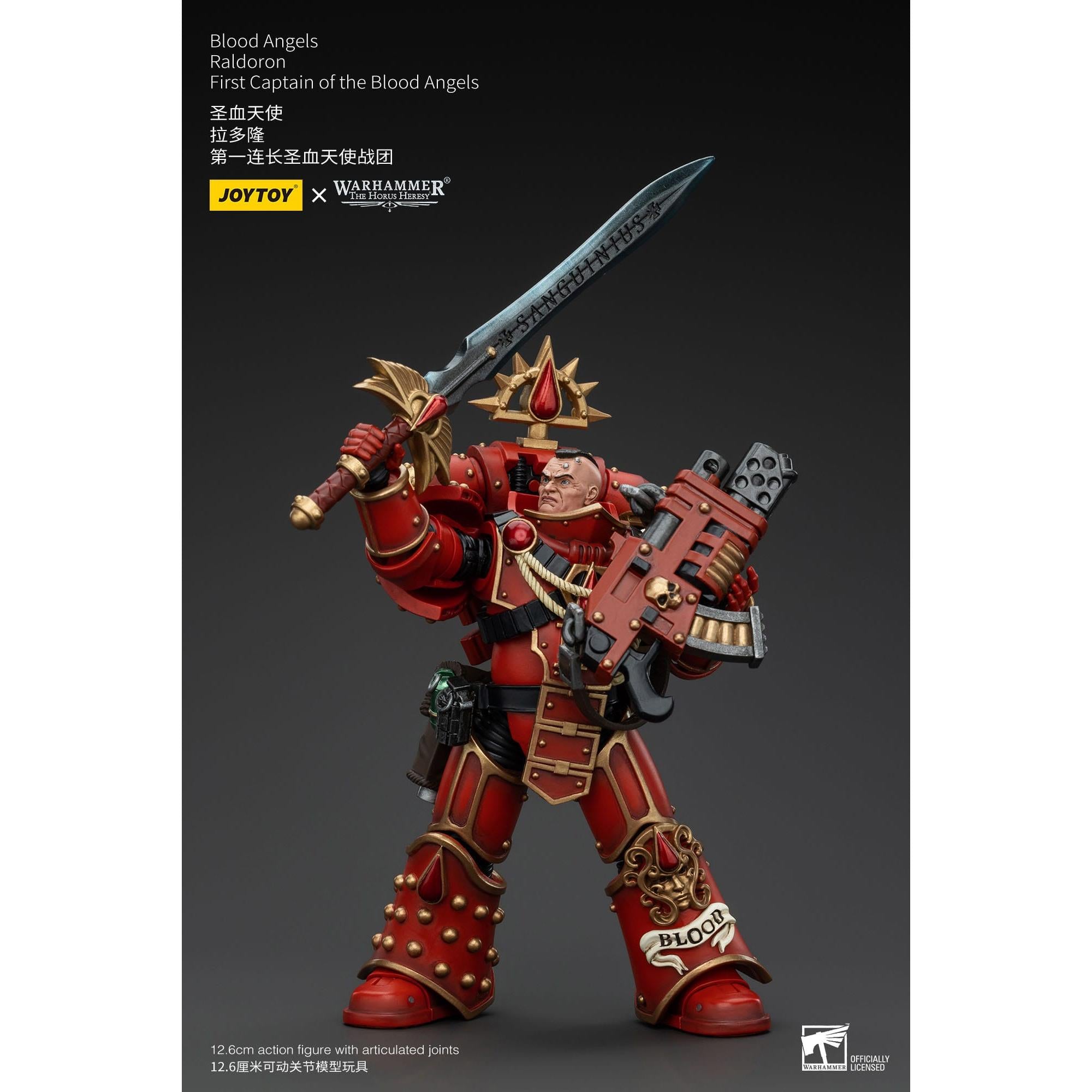 Warhammer 40k: Blood Angels Raldoron First Captain of the Blood Angels (The Horus Heresy)-Actionfiguren-JoyToy-Mighty Underground