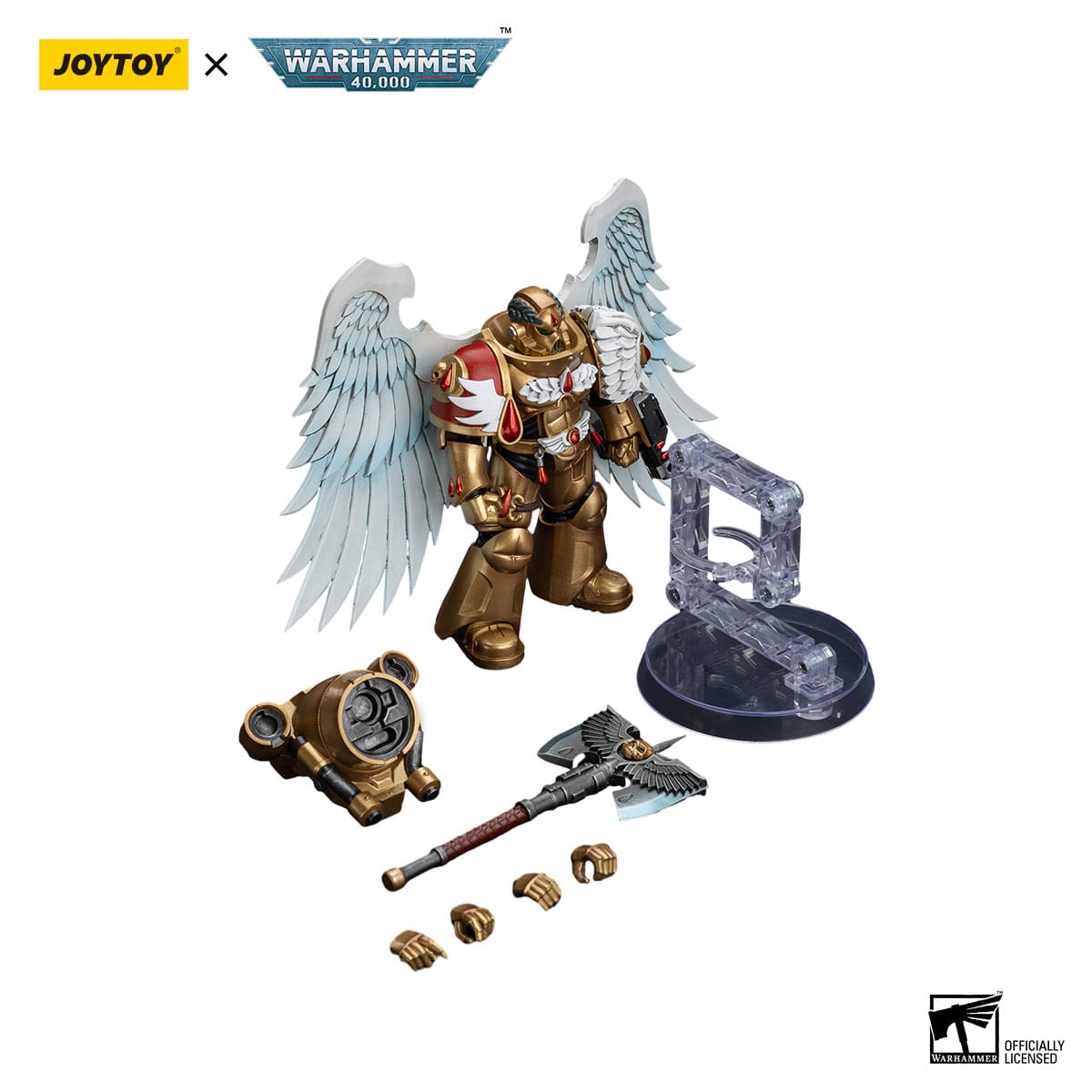 Warhammer 40k: Blood Angels Sanguinary Guard with Encarmine Axe-Actionfiguren-JoyToy-Mighty Underground