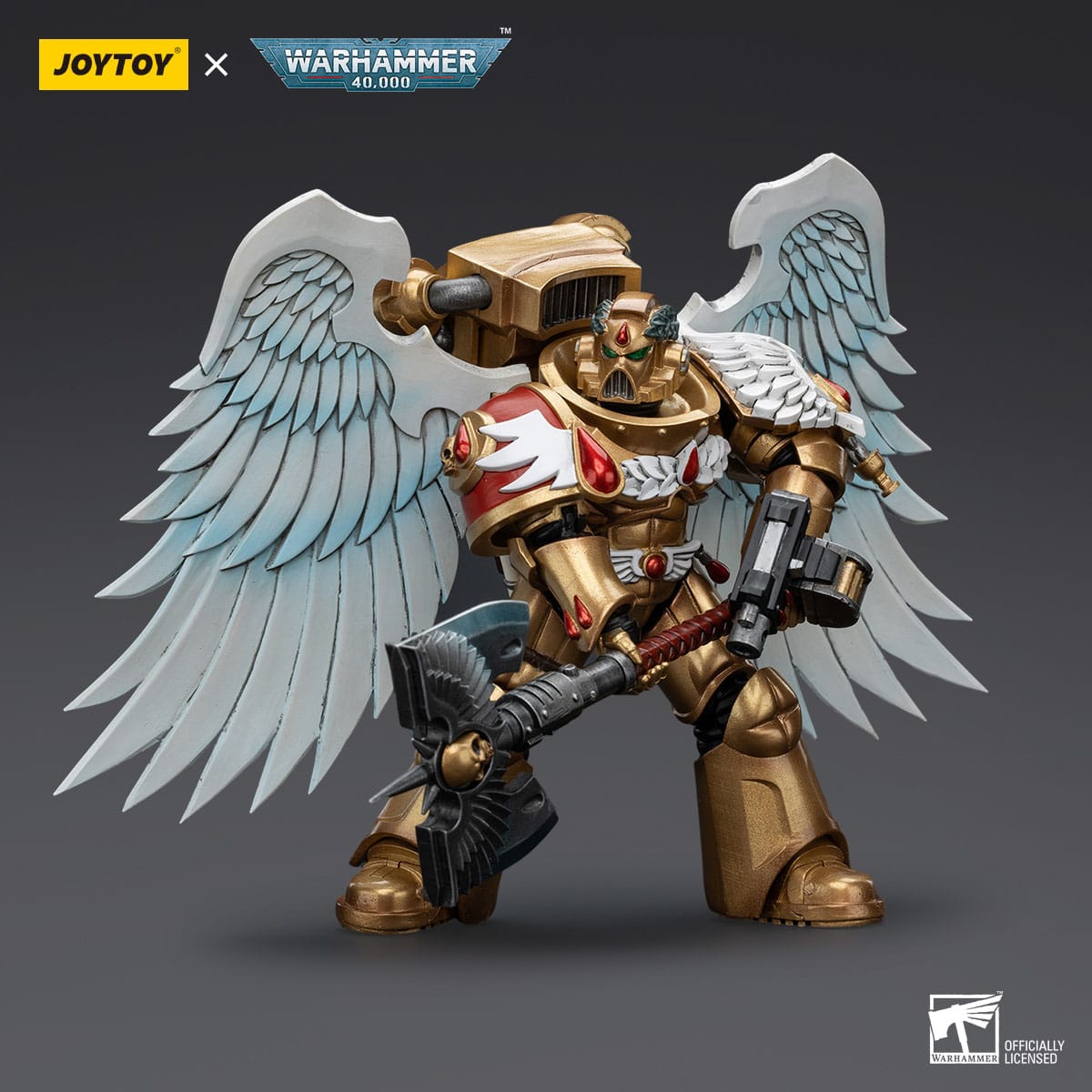 Warhammer 40k: Blood Angels Sanguinary Guard with Encarmine Axe-Actionfiguren-JoyToy-Mighty Underground