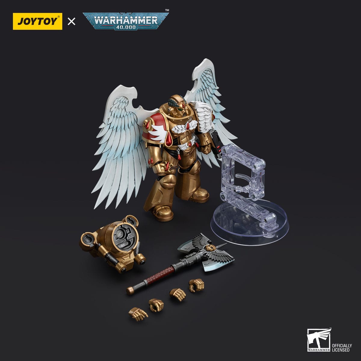 Warhammer 40k: Blood Angels Sanguinary Guard with Encarmine Axe-Actionfiguren-JoyToy-Mighty Underground