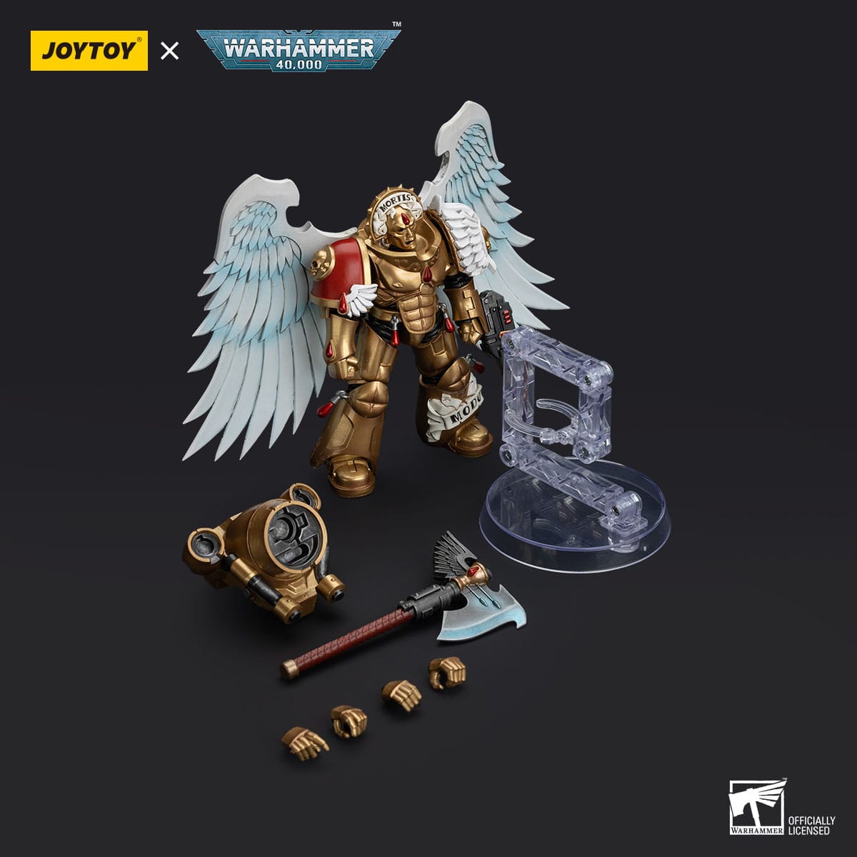 Warhammer 40k: Blood Angels Sanguinary Guard with Encarmine Axe and Inferno Pistol-Actionfiguren-JoyToy-Mighty Underground