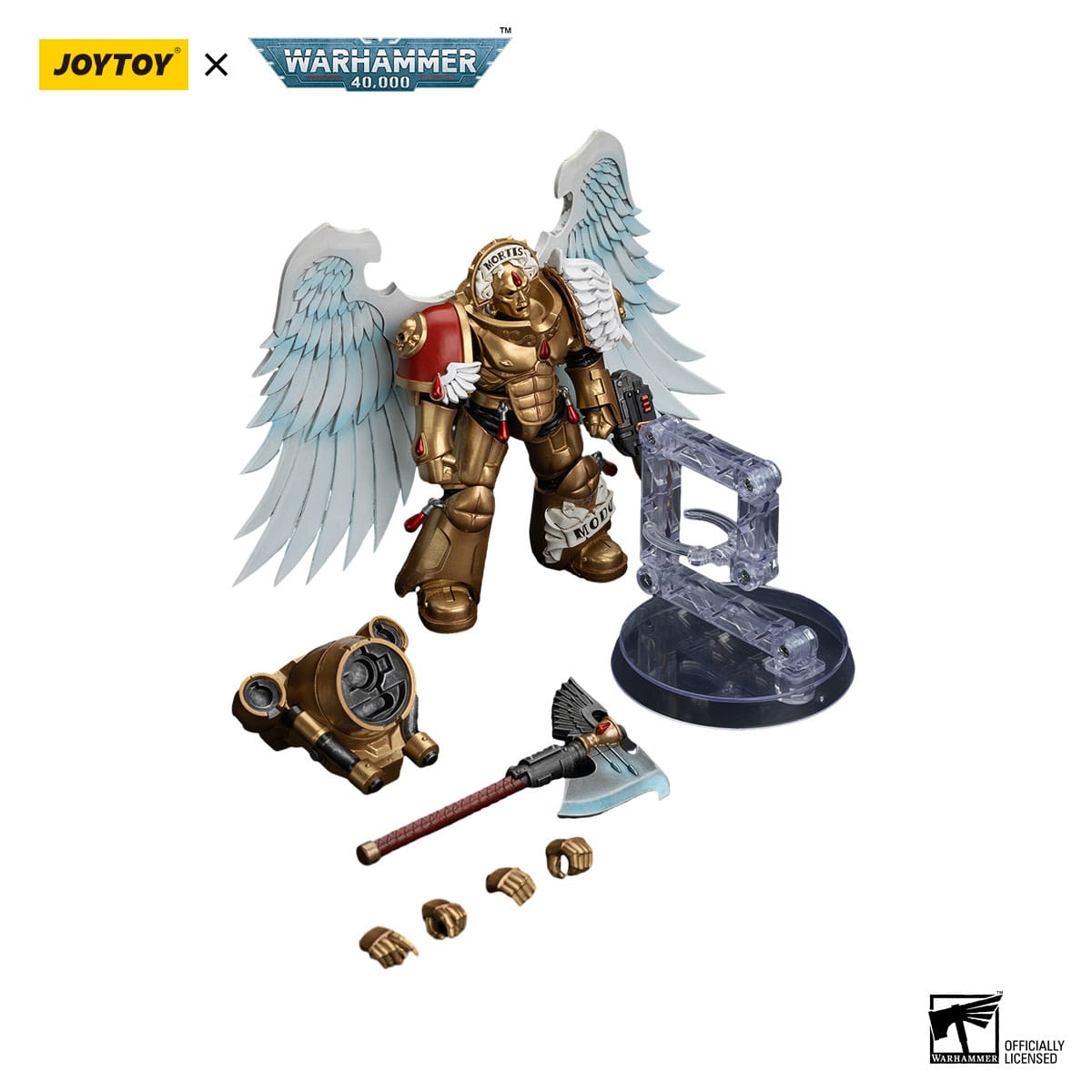Warhammer 40k: Blood Angels Sanguinary Guard with Encarmine Axe and Inferno Pistol-Actionfiguren-JoyToy-Mighty Underground