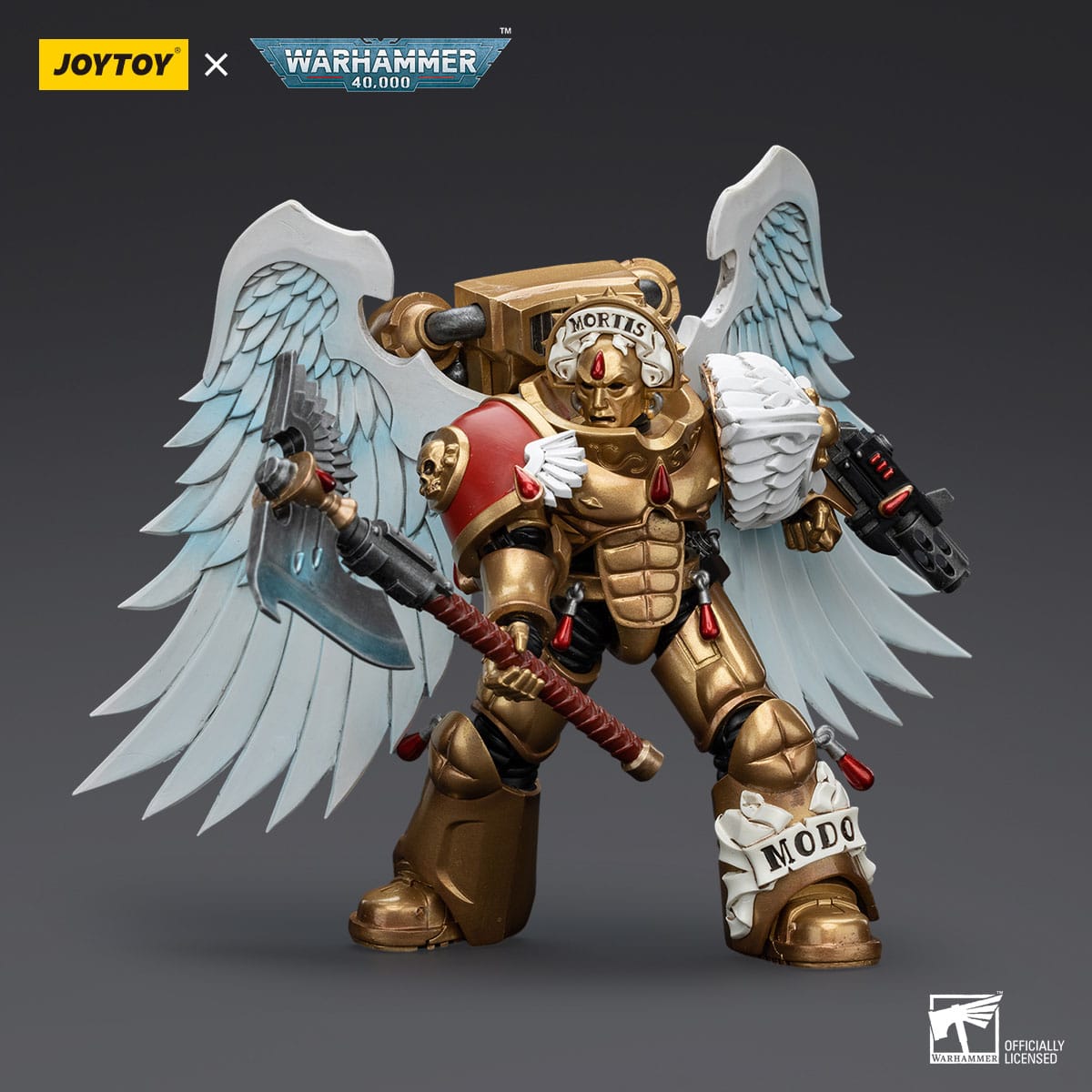 Warhammer 40k: Blood Angels Sanguinary Guard with Encarmine Axe and Inferno Pistol-Actionfiguren-JoyToy-Mighty Underground