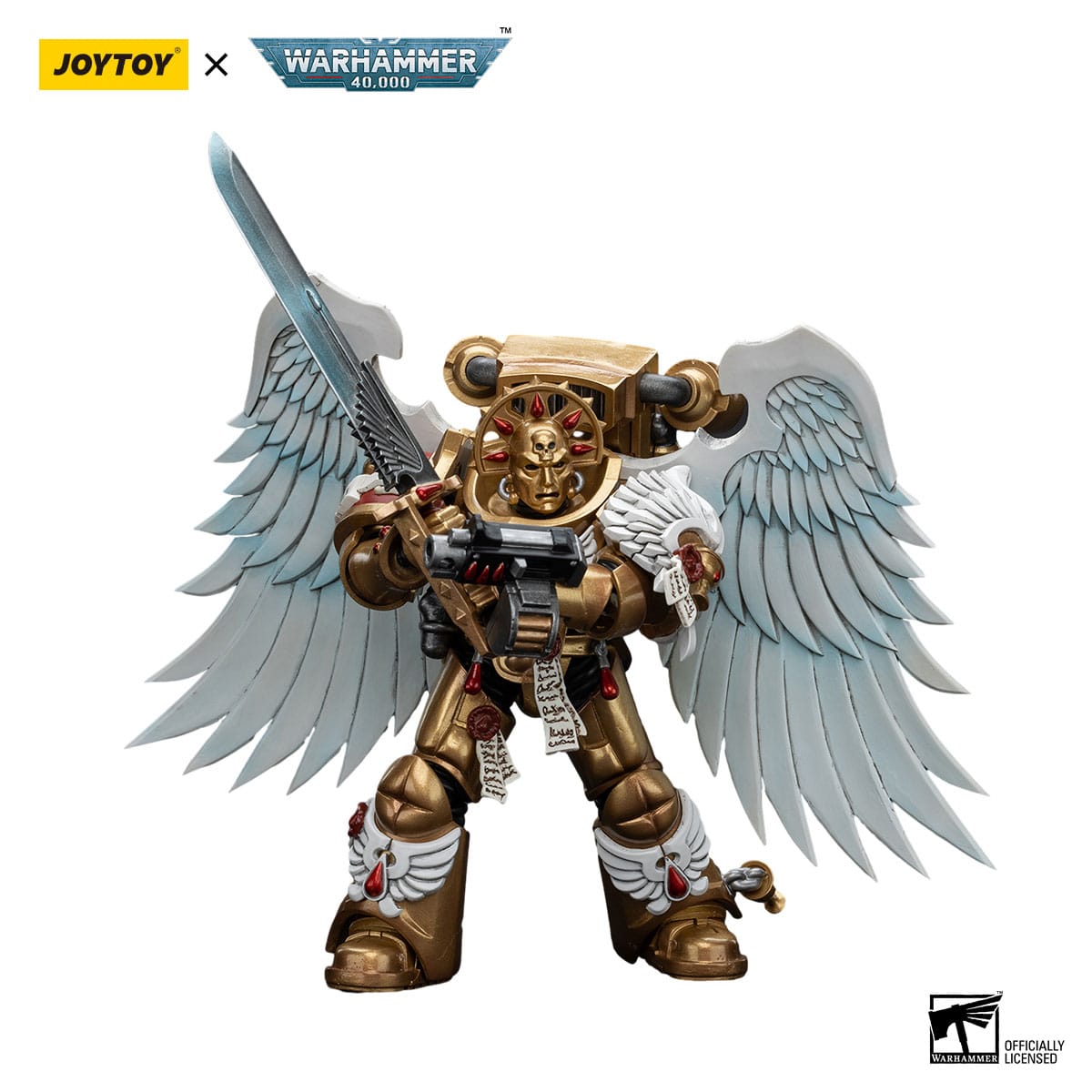 Warhammer 40k: Blood Angels Sanguinary Guard with Encarmine Sword 1-Actionfiguren-JoyToy-Mighty Underground