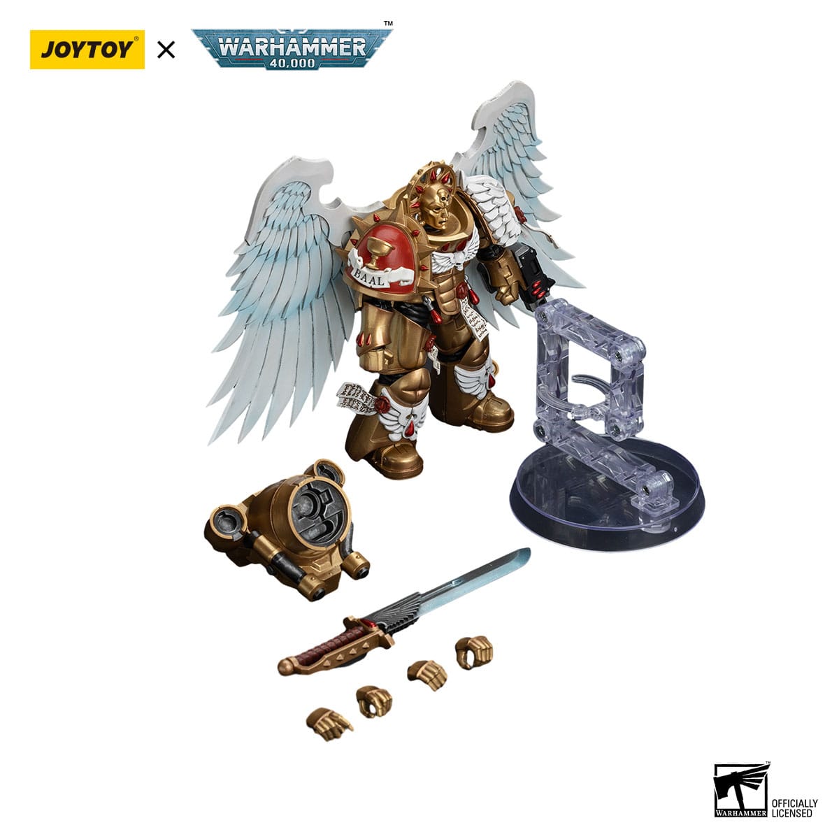 Warhammer 40k: Blood Angels Sanguinary Guard with Encarmine Sword 1-Actionfiguren-JoyToy-Mighty Underground