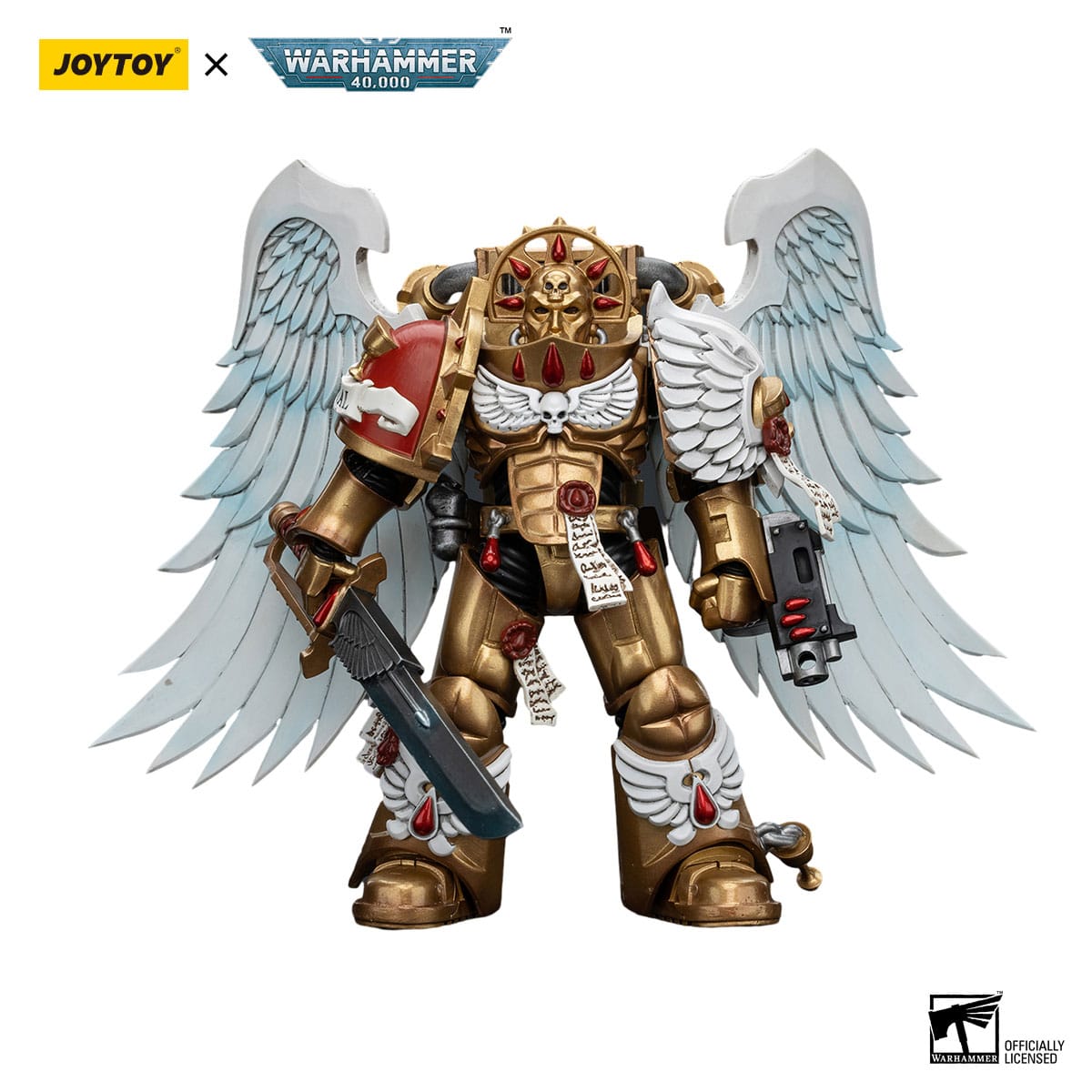 Warhammer 40k: Blood Angels Sanguinary Guard with Encarmine Sword 1-Actionfiguren-JoyToy-Mighty Underground