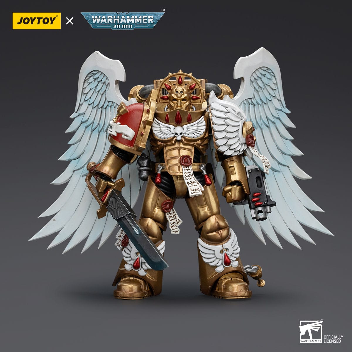 Warhammer 40k: Blood Angels Sanguinary Guard with Encarmine Sword 1-Actionfiguren-JoyToy-Mighty Underground