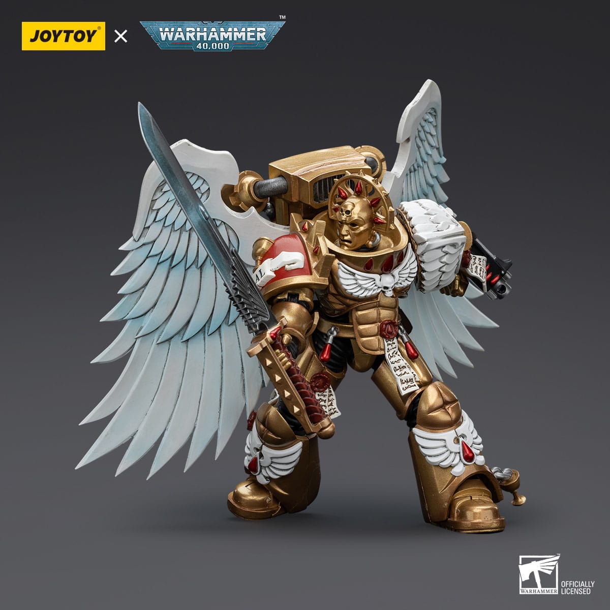 Warhammer 40k: Blood Angels Sanguinary Guard with Encarmine Sword 1-Actionfiguren-JoyToy-Mighty Underground